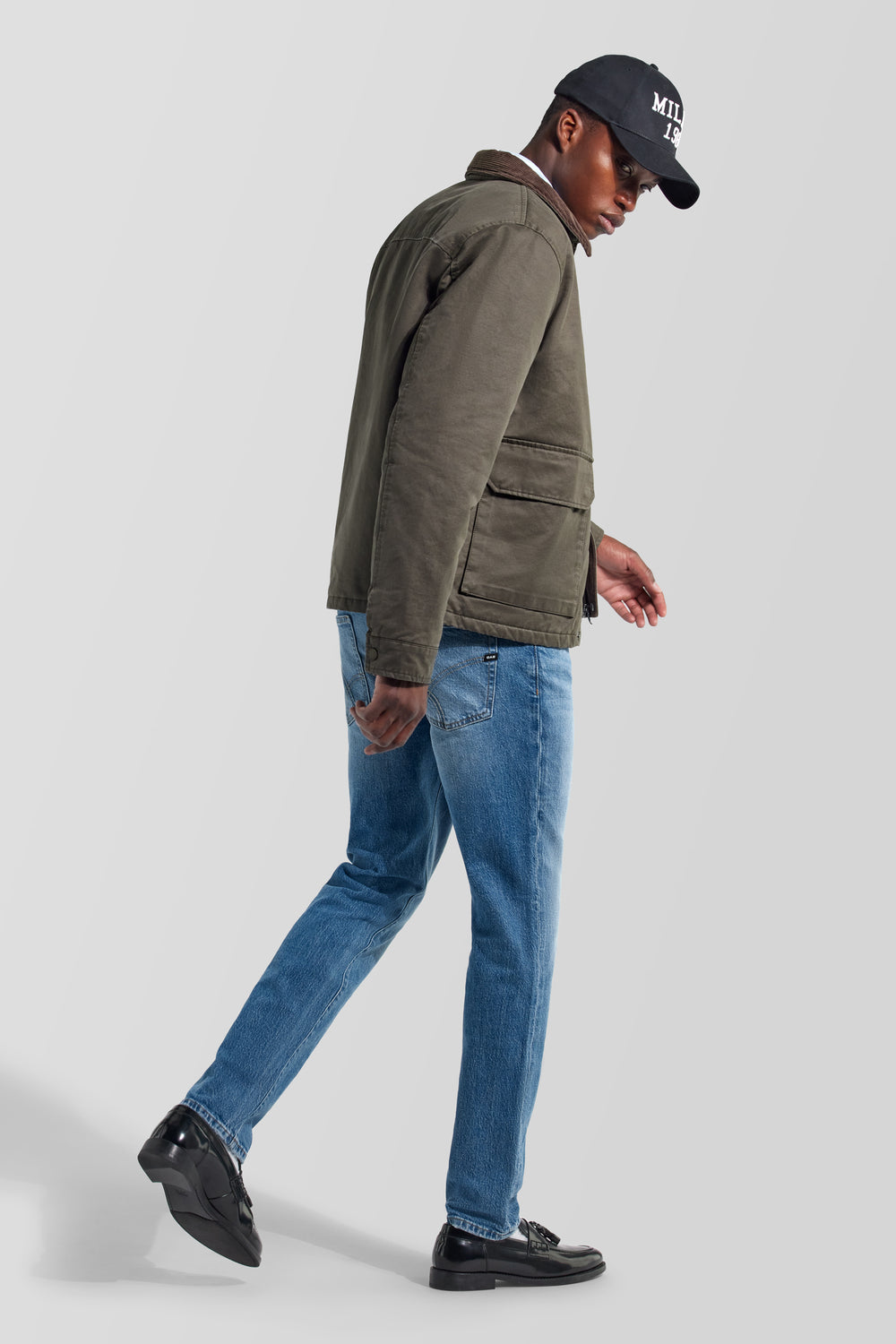ALBERT SIMPLE REV 69MM - Men's 5-pocket slim fit jeans - secondary image