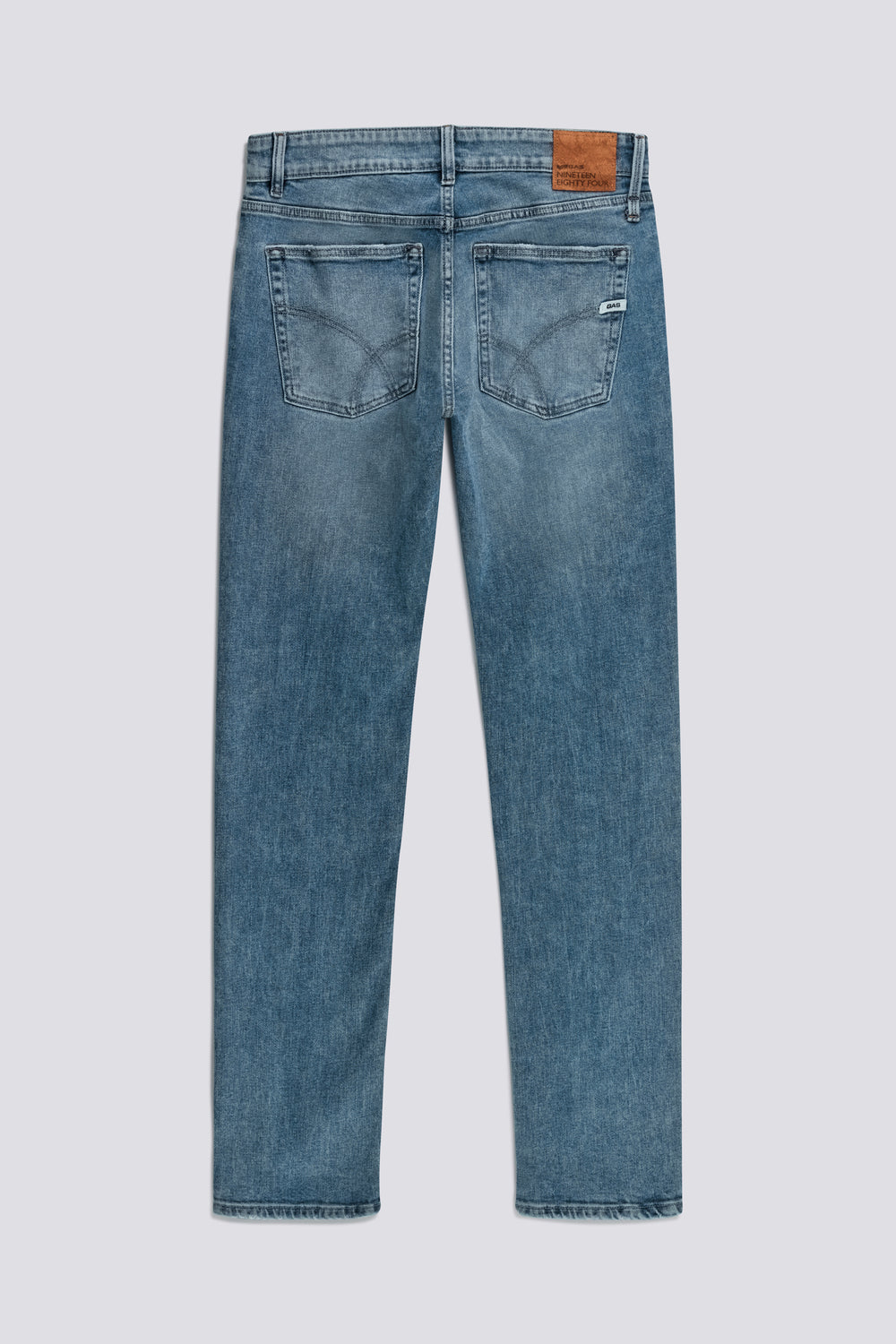 ETHANOL Men's Slim Stretch Motion Denim Jeans - Classic 5 Pocket, Relaxed Fit, Black 34