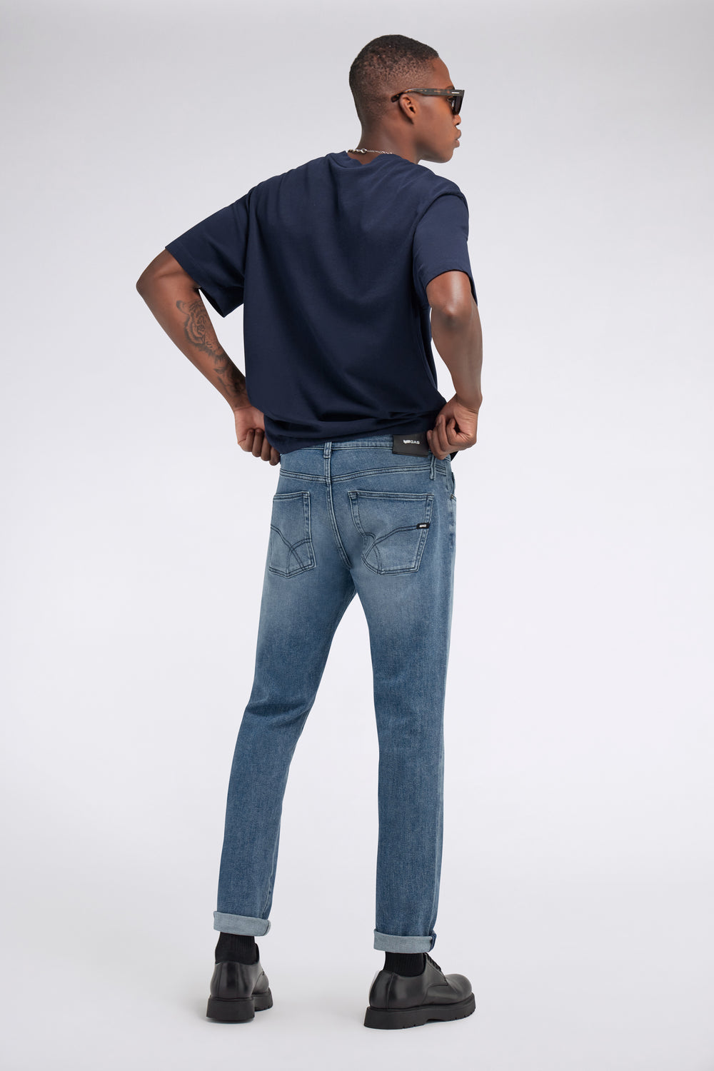 ALBERT SIMPLE REV 69MM - Men's Slim Fit Jeans - secondary image
