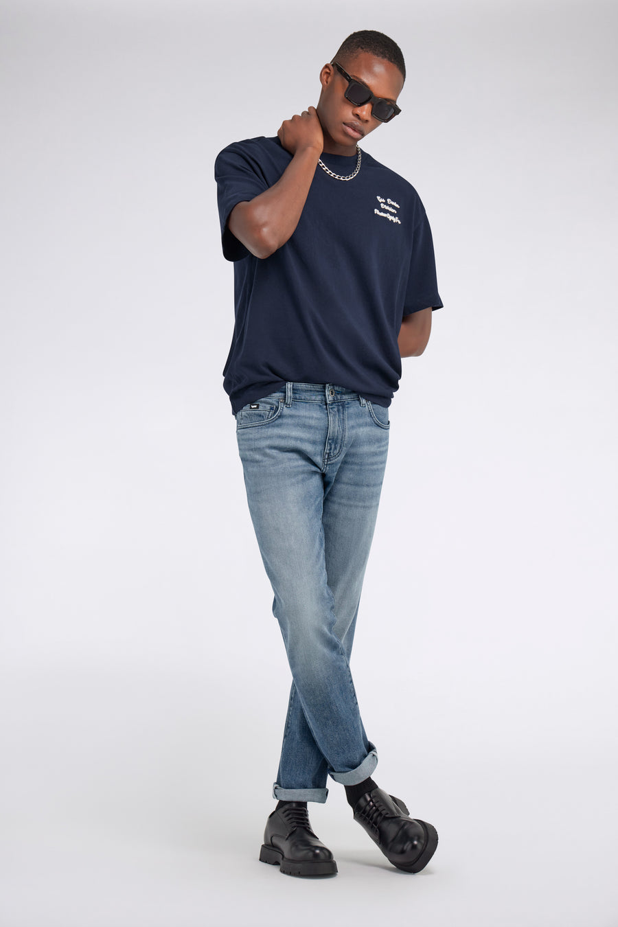 ALBERT SIMPLE REV 69MM - Men's Slim Fit Jeans - main image