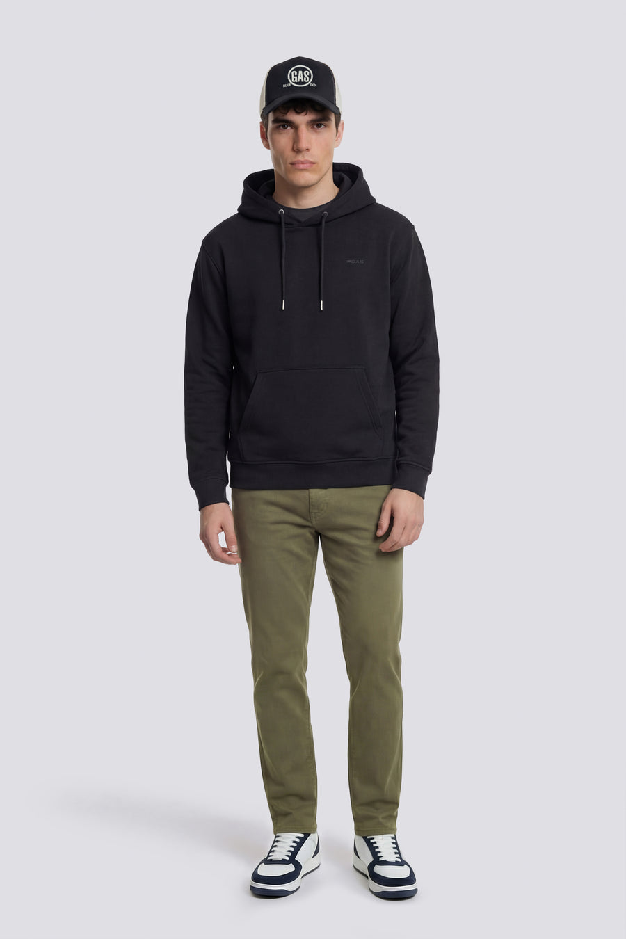 ALBERT SIMPLE REV 3649 - Men's Slim Fit Green Pants - main image