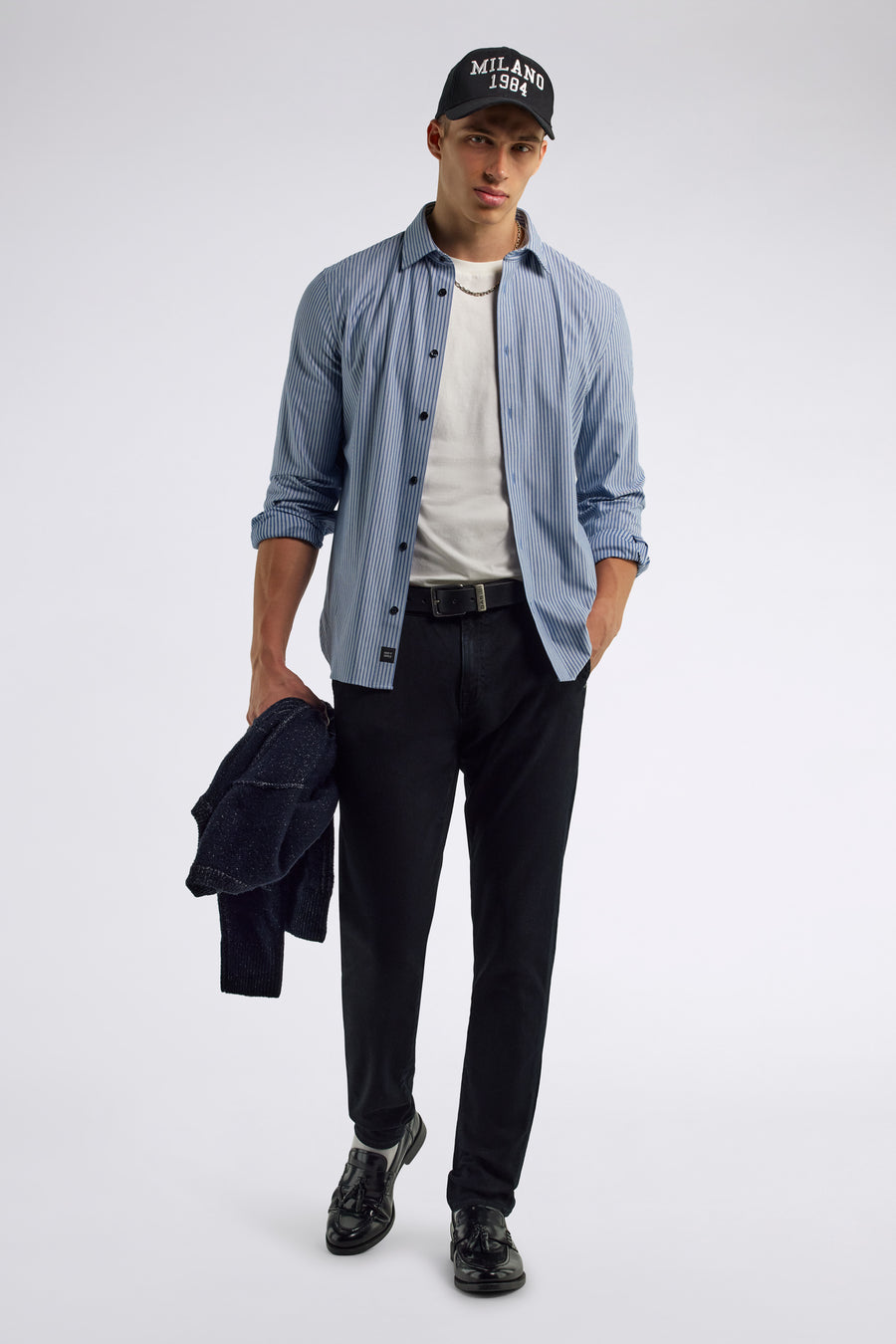 SAX ZIP CHINO 01RO - Men's Skinny Fit Jeans - main image