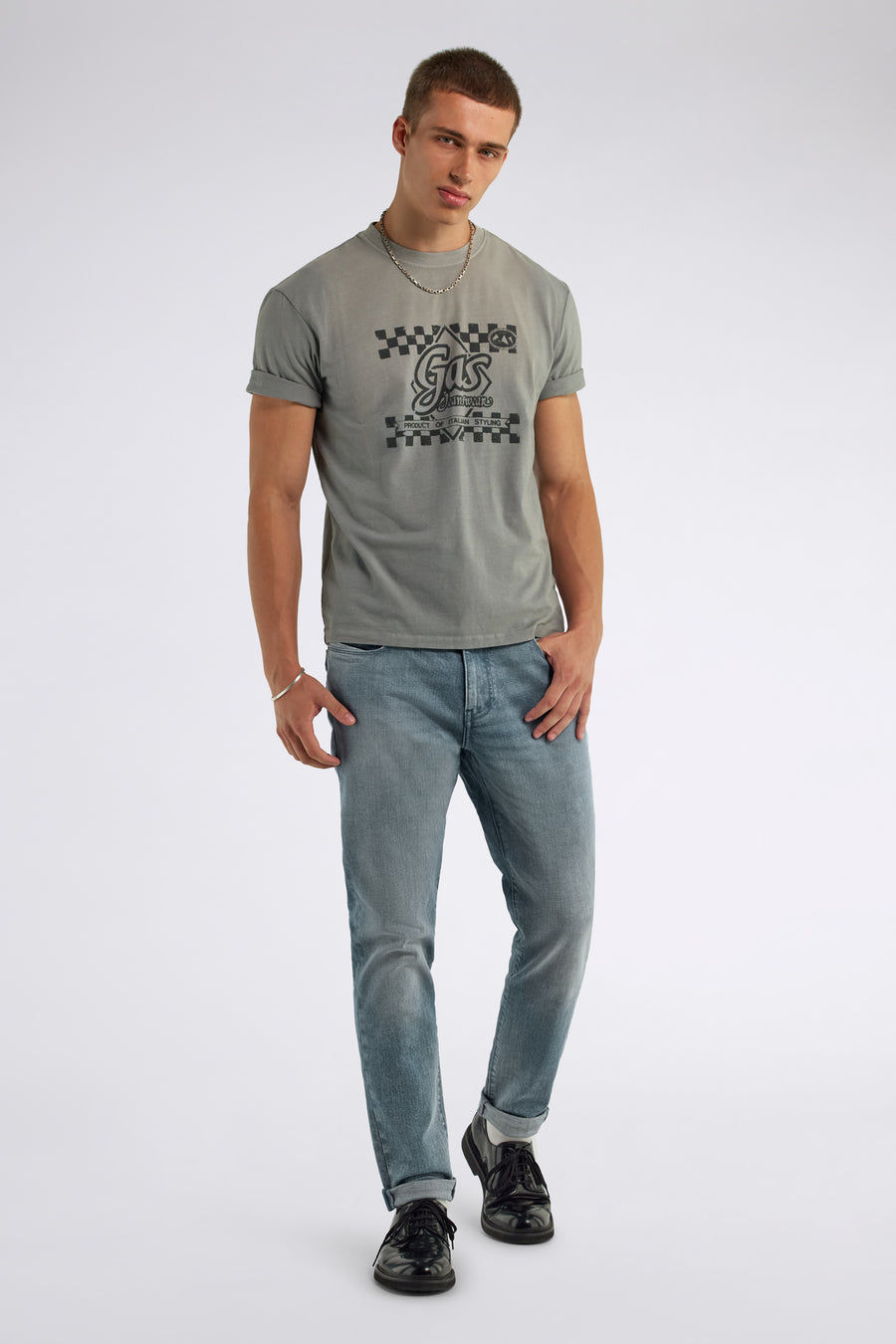 SAX ZIP PLUS 76YM - Men's skinny fit jeans - main image