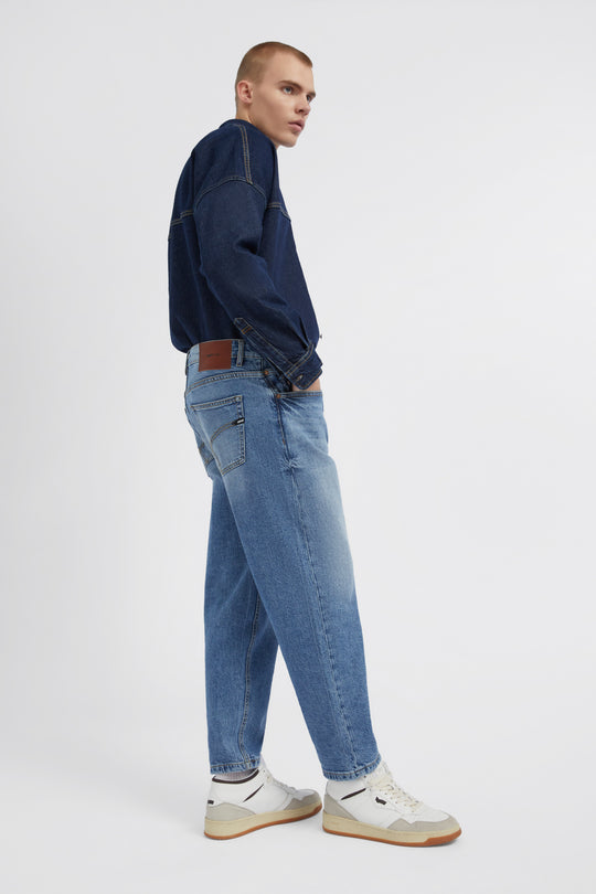 JEANS UOMO SLIM FIT SKYNNY BLU SCURO DENIM STRETCH SLIM FIT ADERENTE da JEANS UOMO SLIM FIT SKYNNY BLU SCURO DENIM STRETCH SLIM FIT ADERENTE da