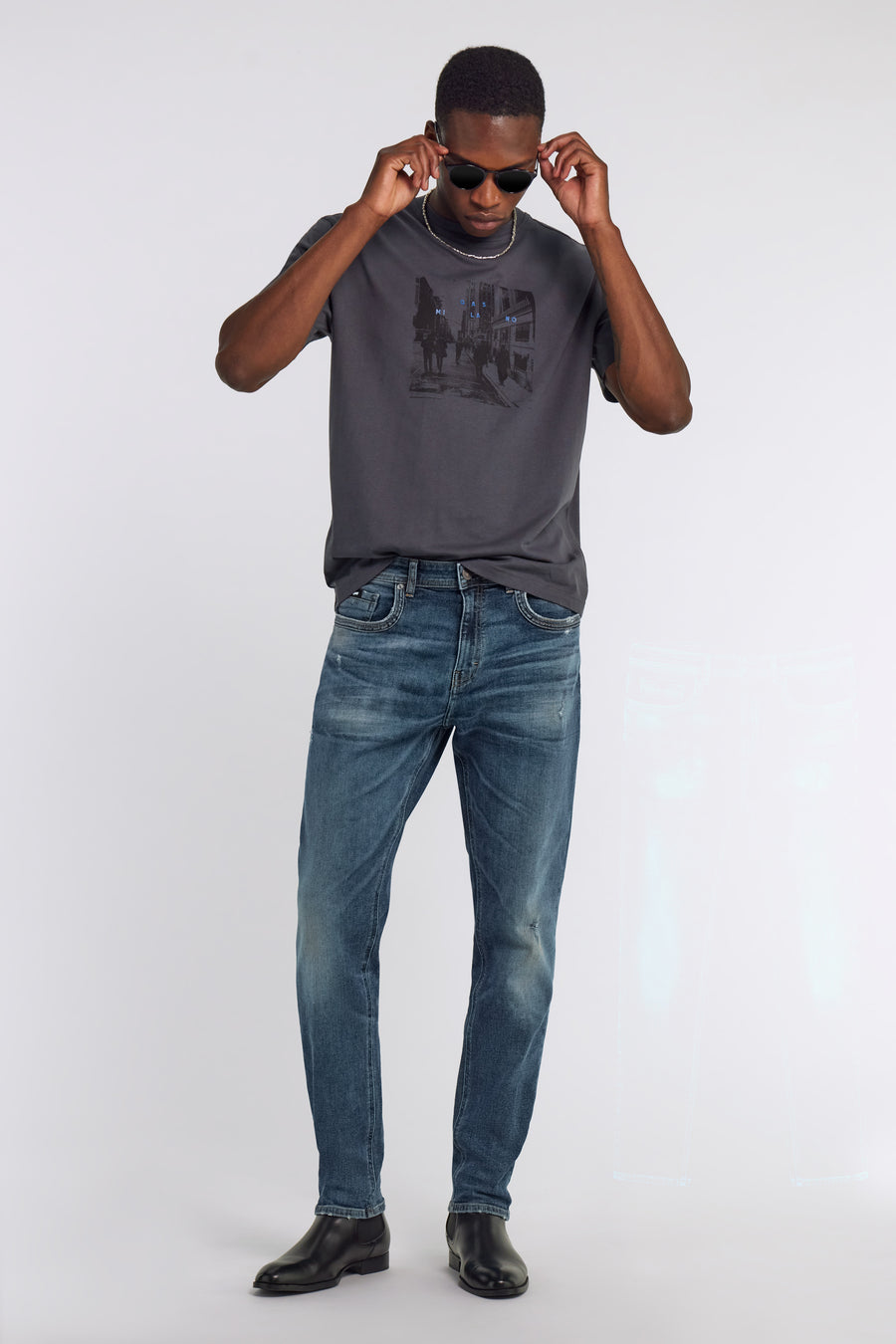TAR 84MM - Men's Tapered Fit Jeans - main image