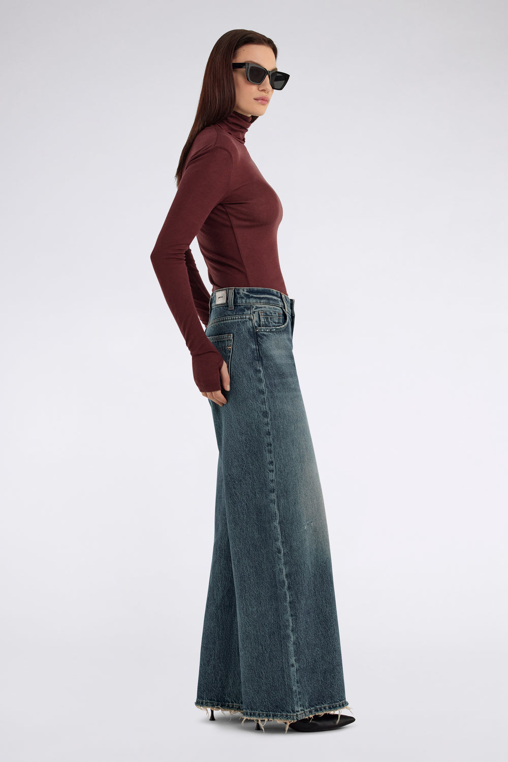 MARTIN LOW RISE 43MM - Women's loose fit jeans - secondary image