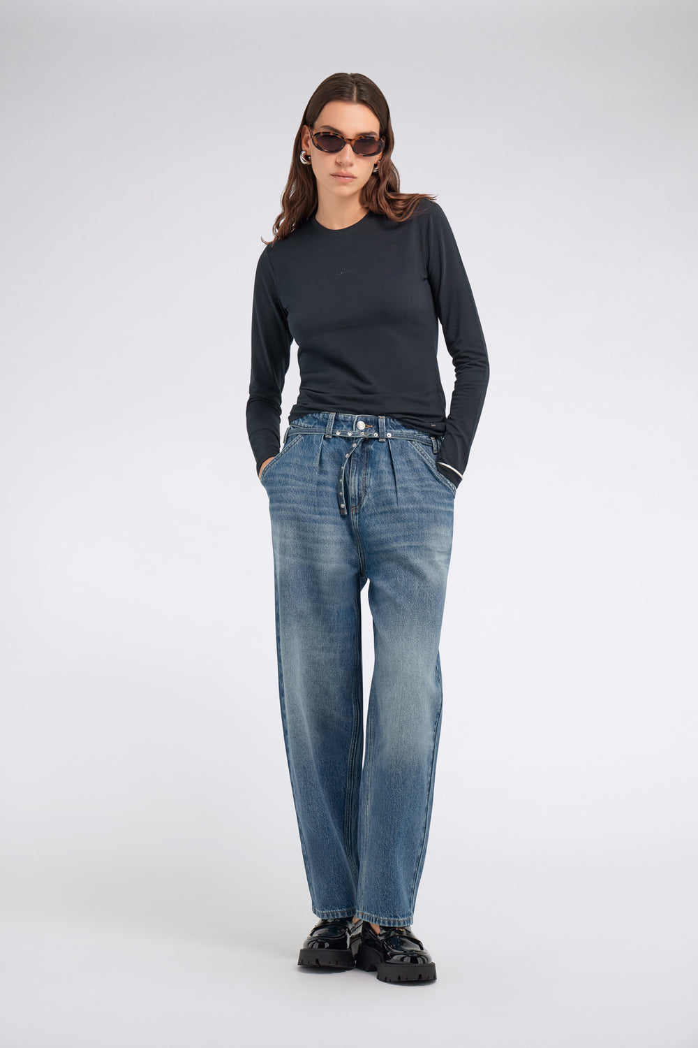 LESLIE 80MM - Jeans donna baggy fit - secondary image