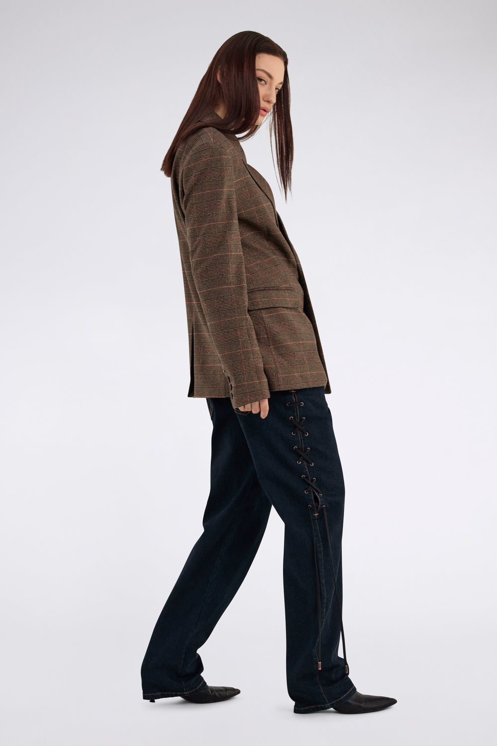 LACE PANT 10RO - Damenjeans Straight Fit - secondary image