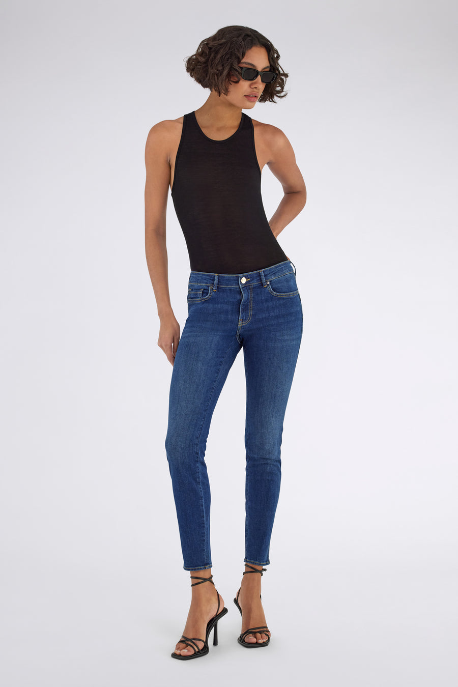 STAR UP LOW WAIST 66MM - Skinny-Fit Damenjeans mit niedriger Taille - main image