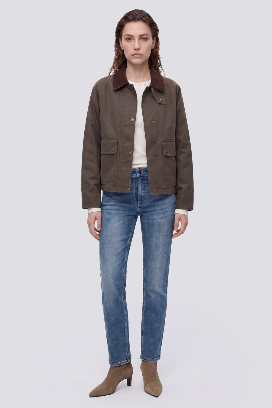NATALIE 75YM - Women's 5-pocket slim fit jeans - main image