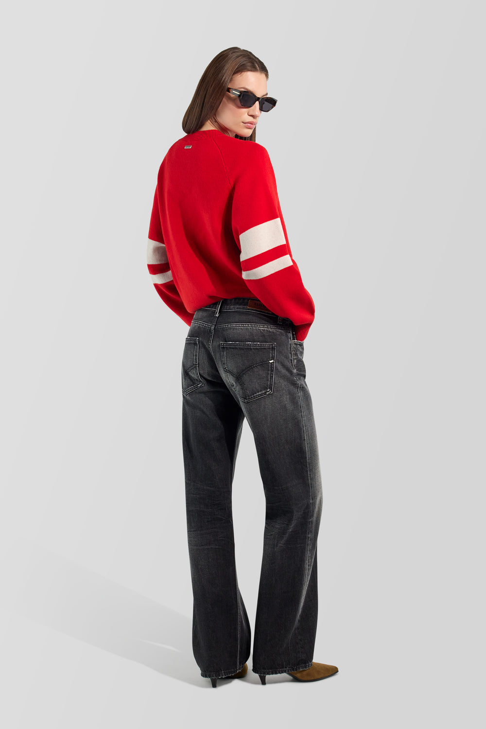 CHRISTINA SELV. 58BM - Women's straight fit jeans Made in Italy - secondary image