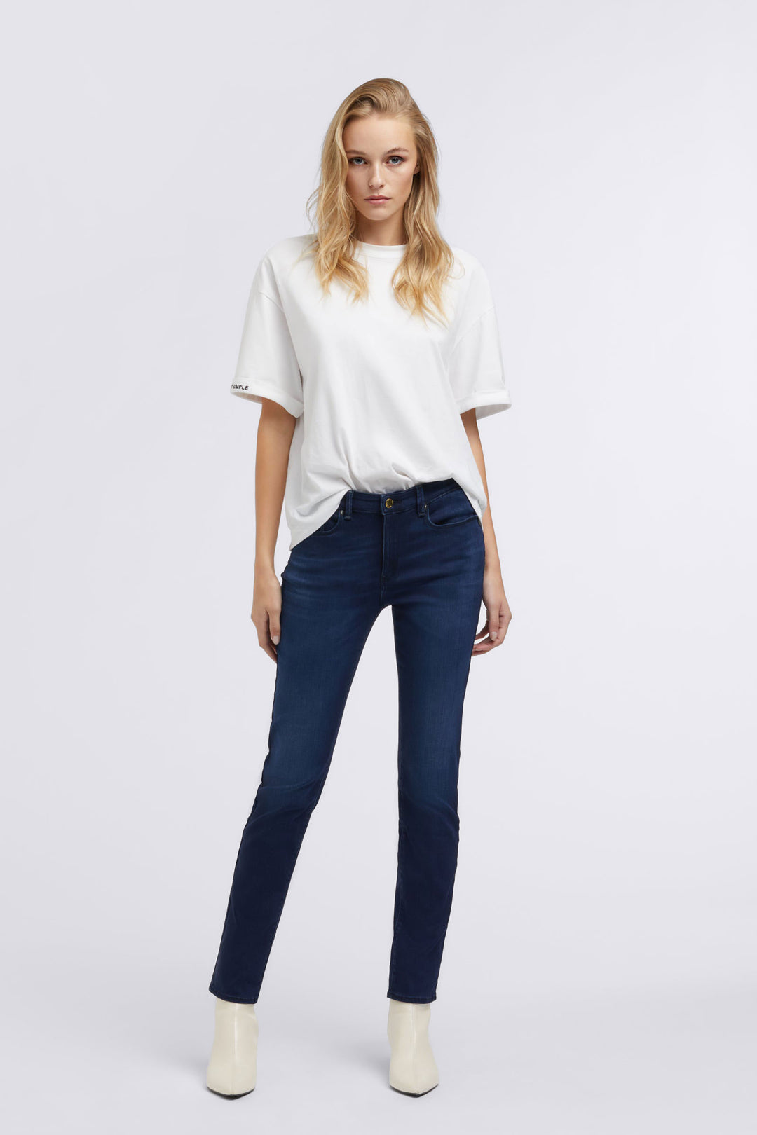 Slim Fit Jeans Gas Blue Jeans BRITTY UP Z 65DM Women's High Waist