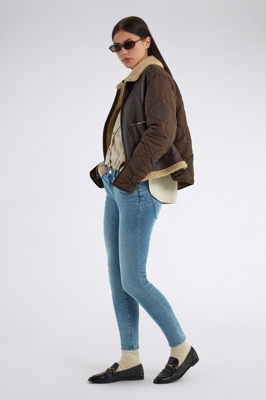 STAR UP 25LU - Women's high waist skinny fit jeans - main image