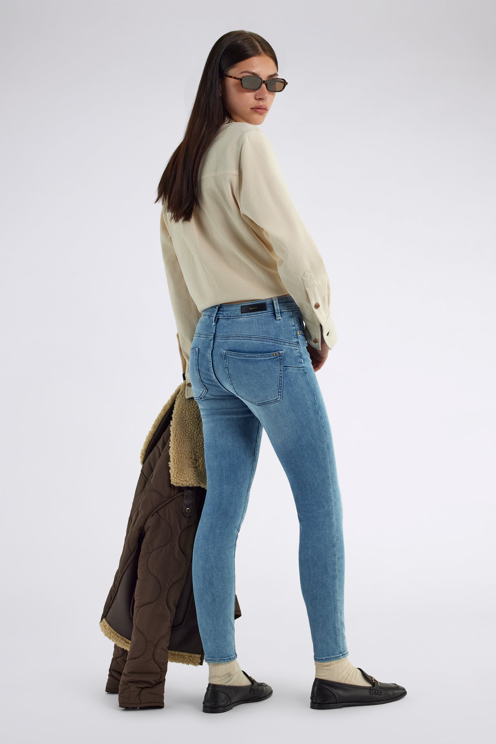 女性用スキニーおよびスーパースキニーデニムジーンズ - GAS Jeans