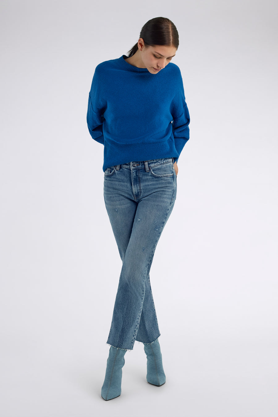 STAR CROP FLARE 84MM - Women's skinny fit jeans - main image