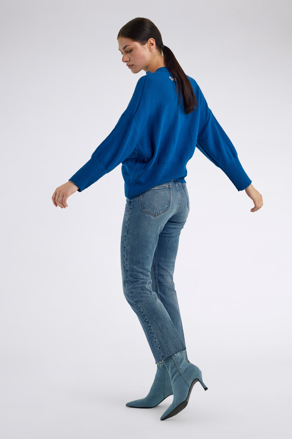 STAR CROP FLARE 84MM - Women's skinny fit jeans - secondary image