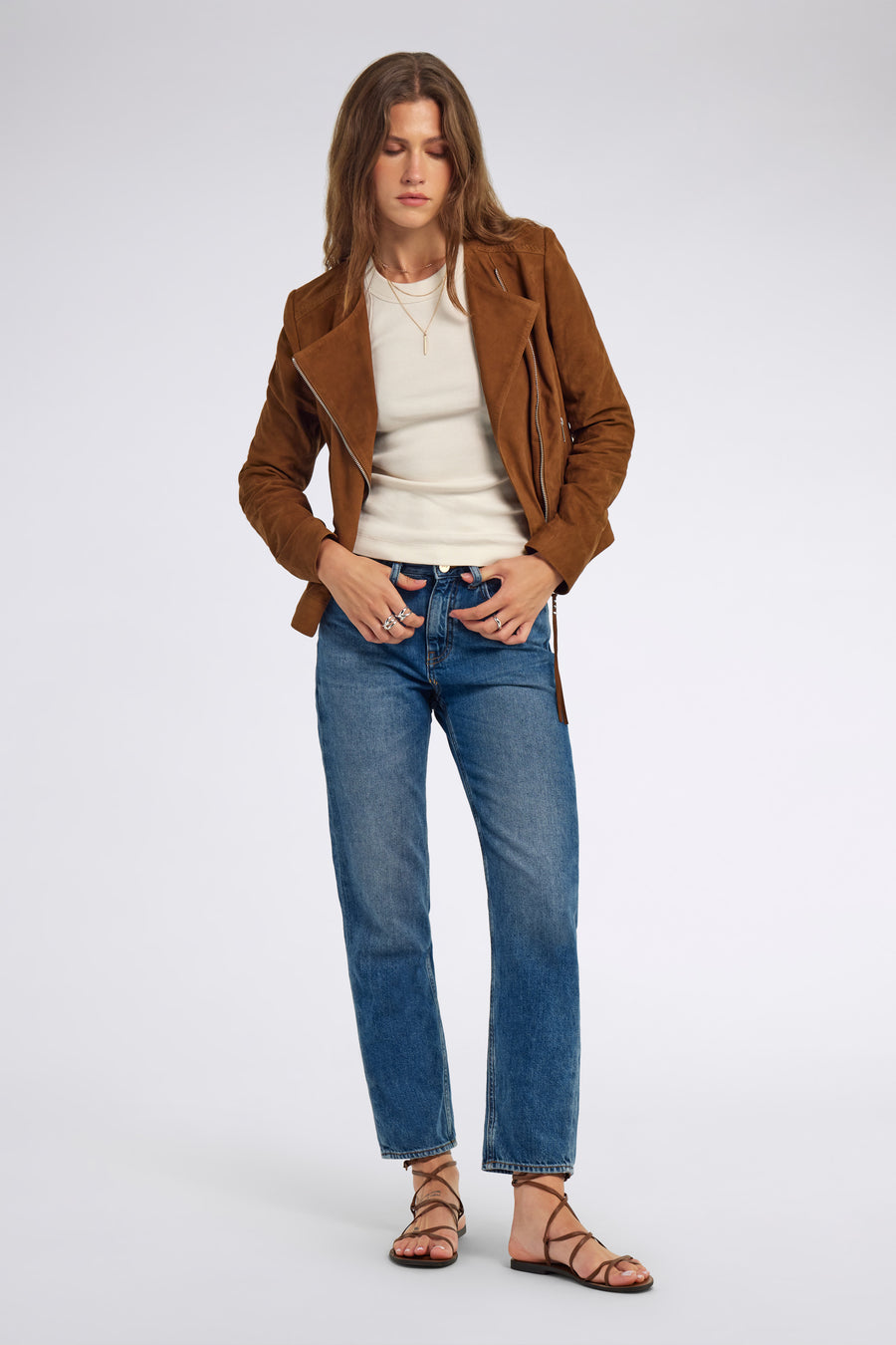 BETH 68MD - Női Slim Fit 5 Zsebes Nadrág Elegáns Kialakításban - main image