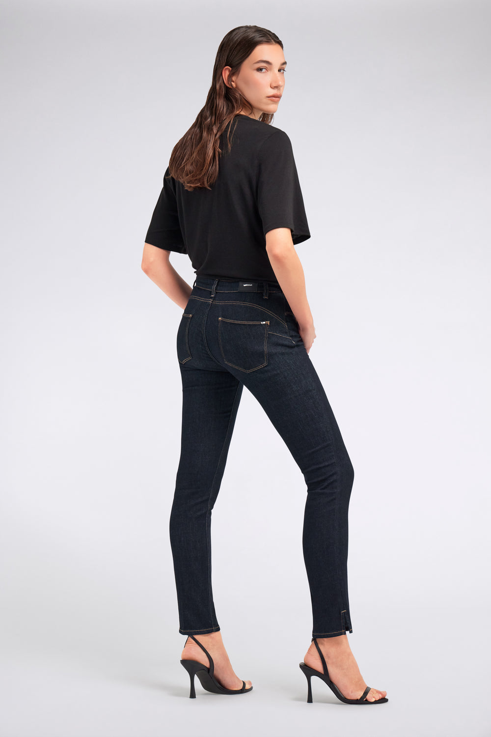 BRITTY UP Z CROP SPL 01RO - Women's slim fit jeans - secondary image