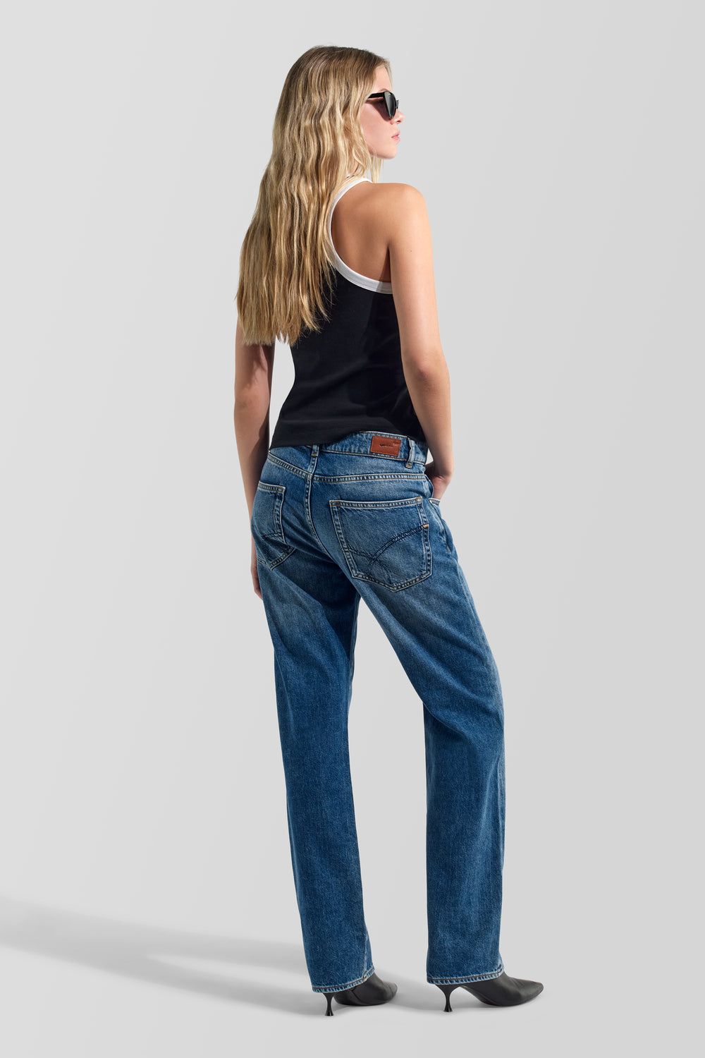 GREG STRAIGHT 68MD - Női egyenes szárú farmer - secondary image