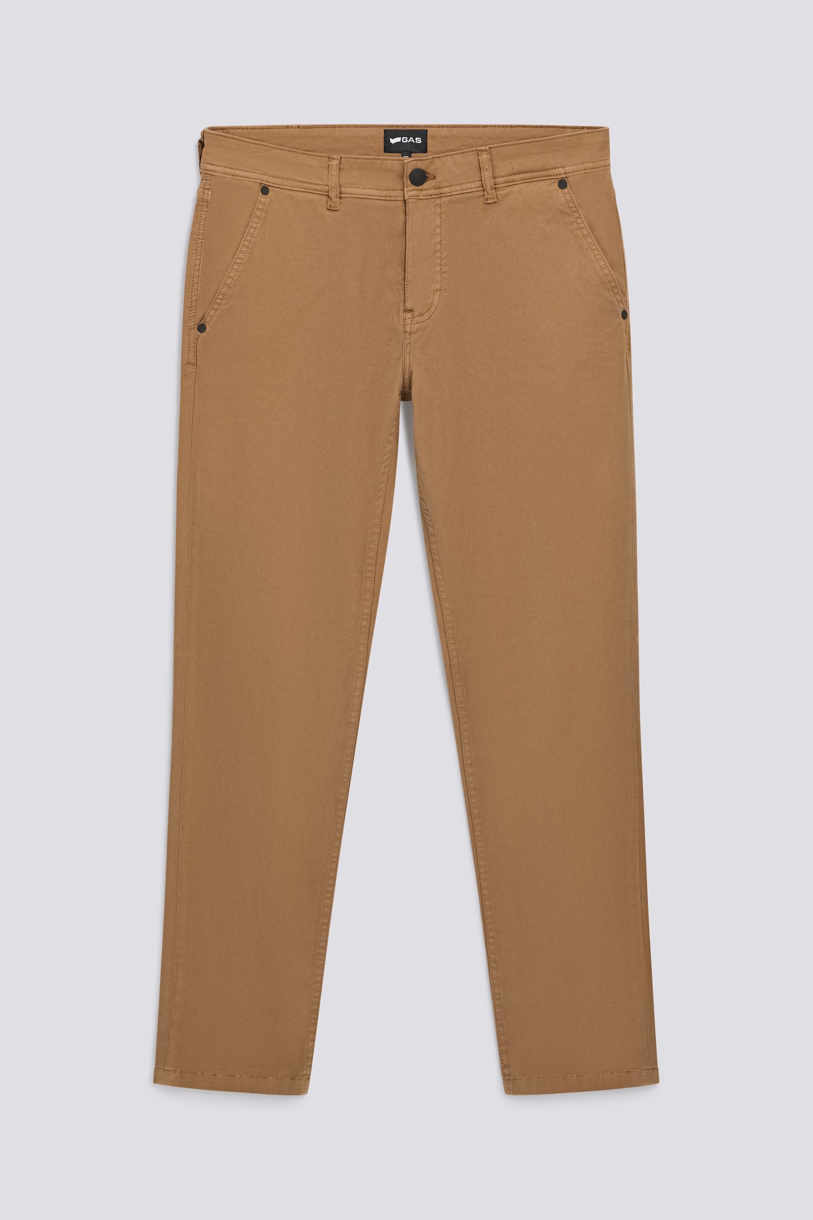 Men's slim fit brown chino pants ALEX CHINO 4856 – GAS Jeans