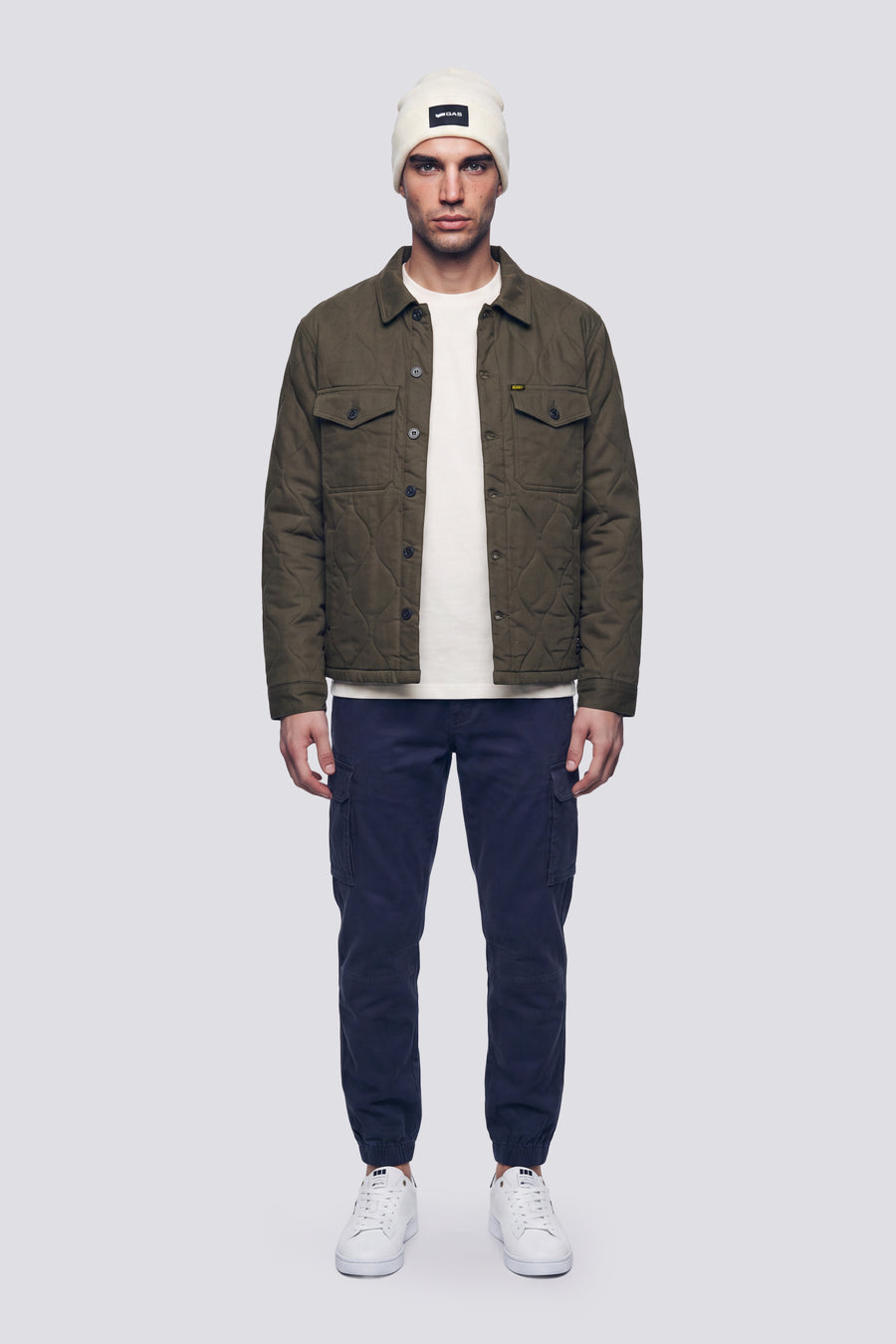 BOB GYM RS 4706 - Pantaloni cargo uomo slim fit blu - main image