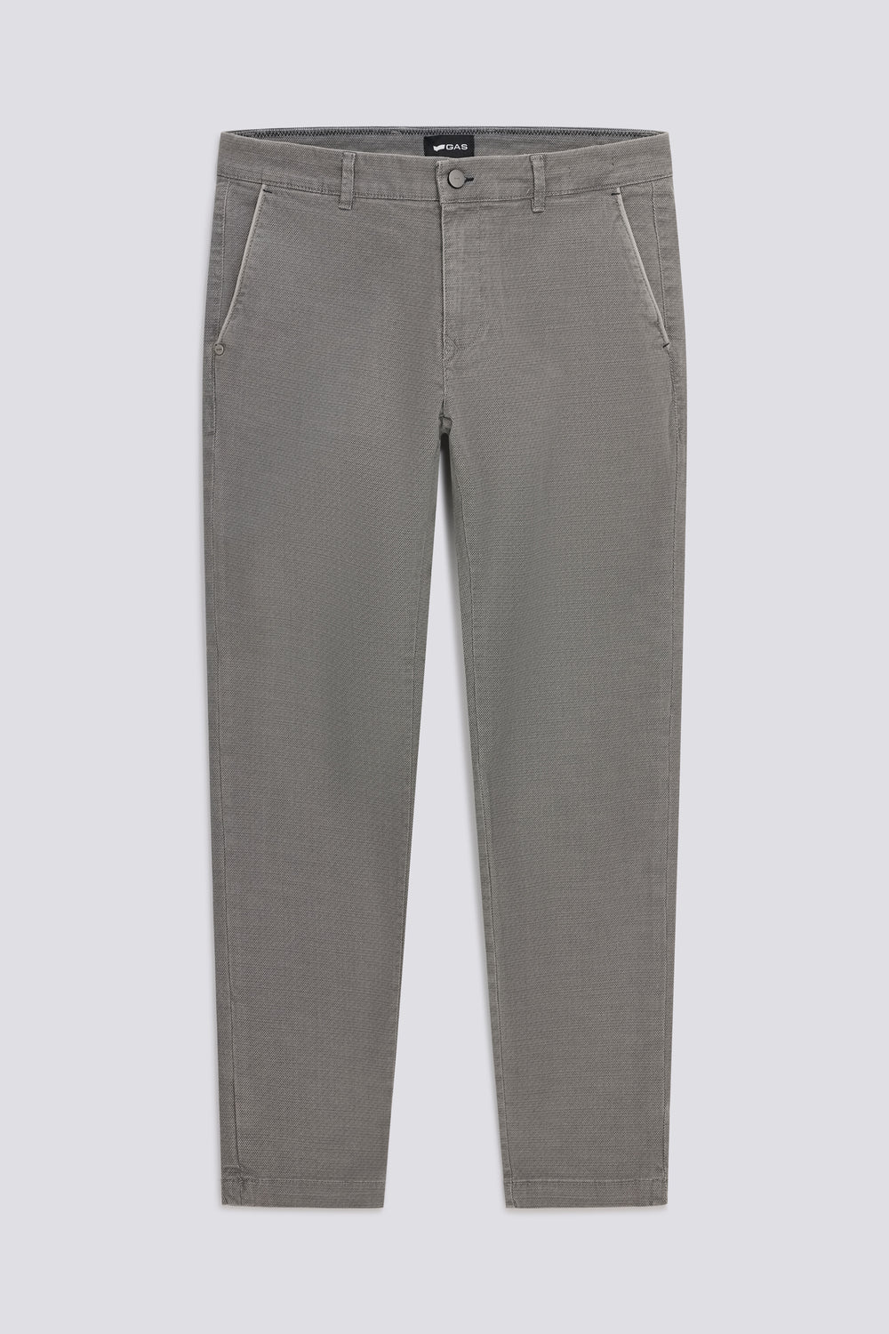 SADECK REV 3924 - Men's Slim Fit Gray Chino Pants - secondary image