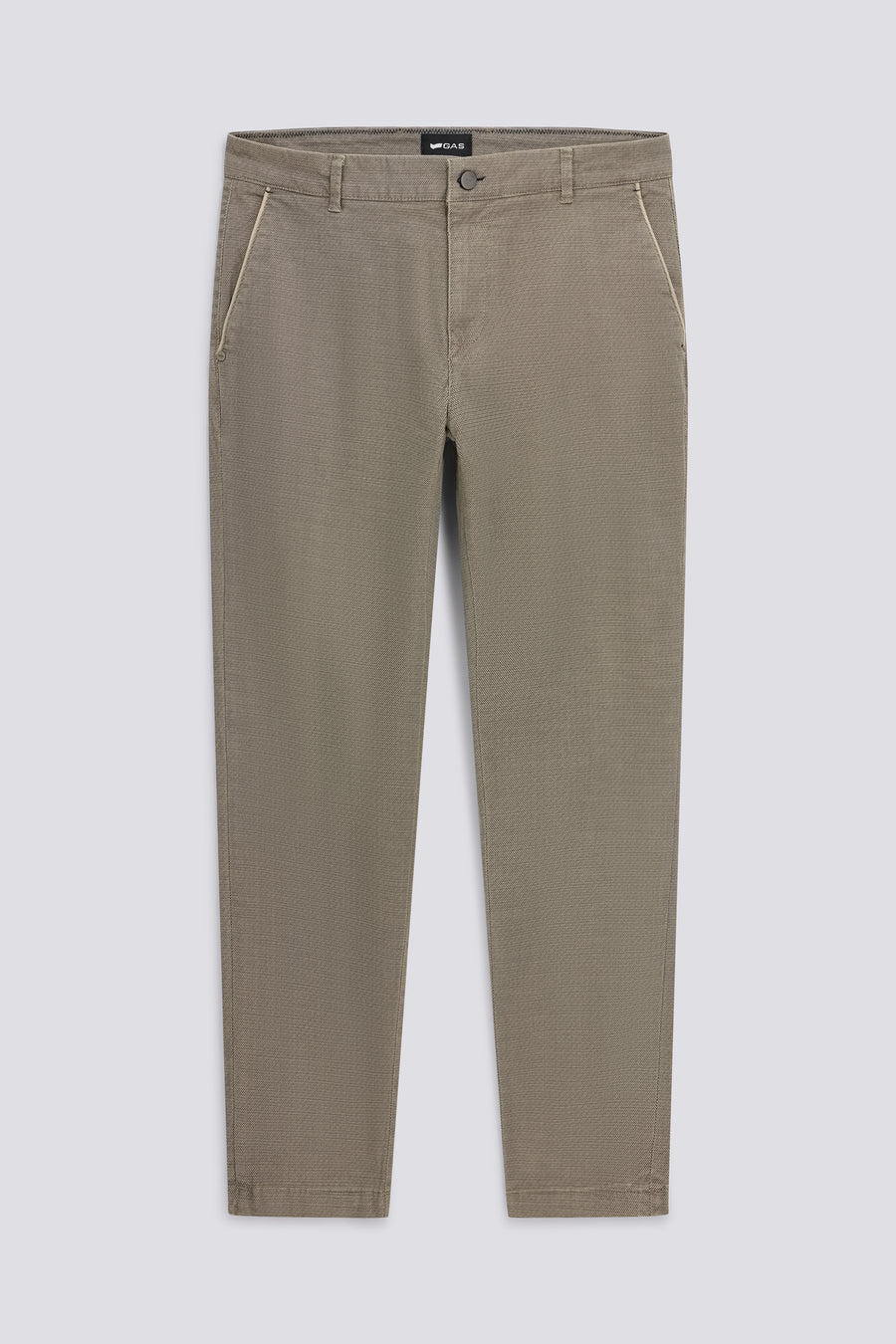 SADECK REV 4846 - Men's Brown Slim Fit Chino Pants - main image