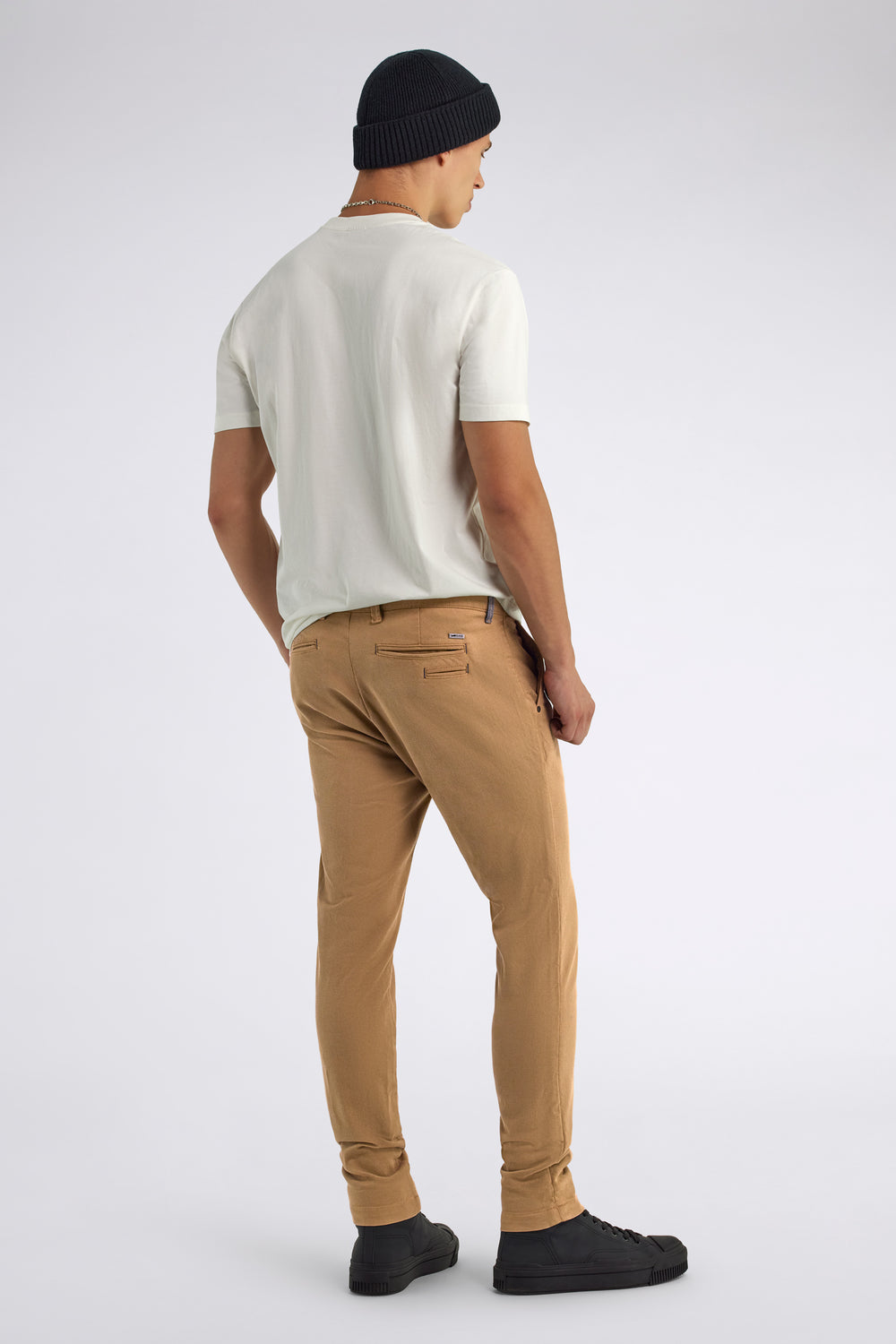 SADECK REV 4862 - Men's Slim Fit Brown Chino Pants - secondary image