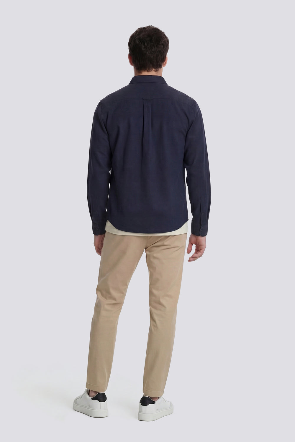 SADECK REV 4846 - Men's slim fit beige chino pants - secondary image