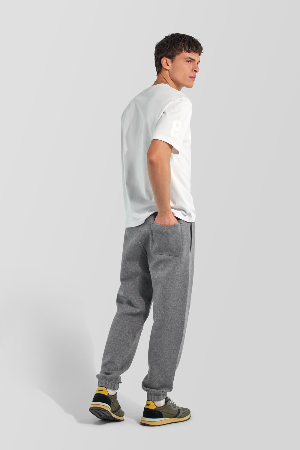 WILLIAM PK 2937 - Men's regular fit gray sweatpants - secondary image