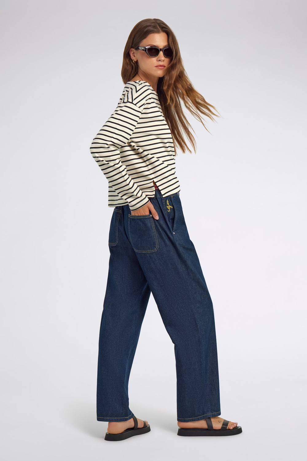 GINNI CHINO Z 06MM - Jeans chino donna relaxed fit - secondary image