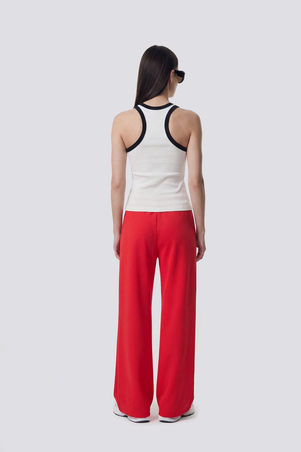 TENNY PANT 1393 - Pantaloni donna regular fit rossi - secondary image