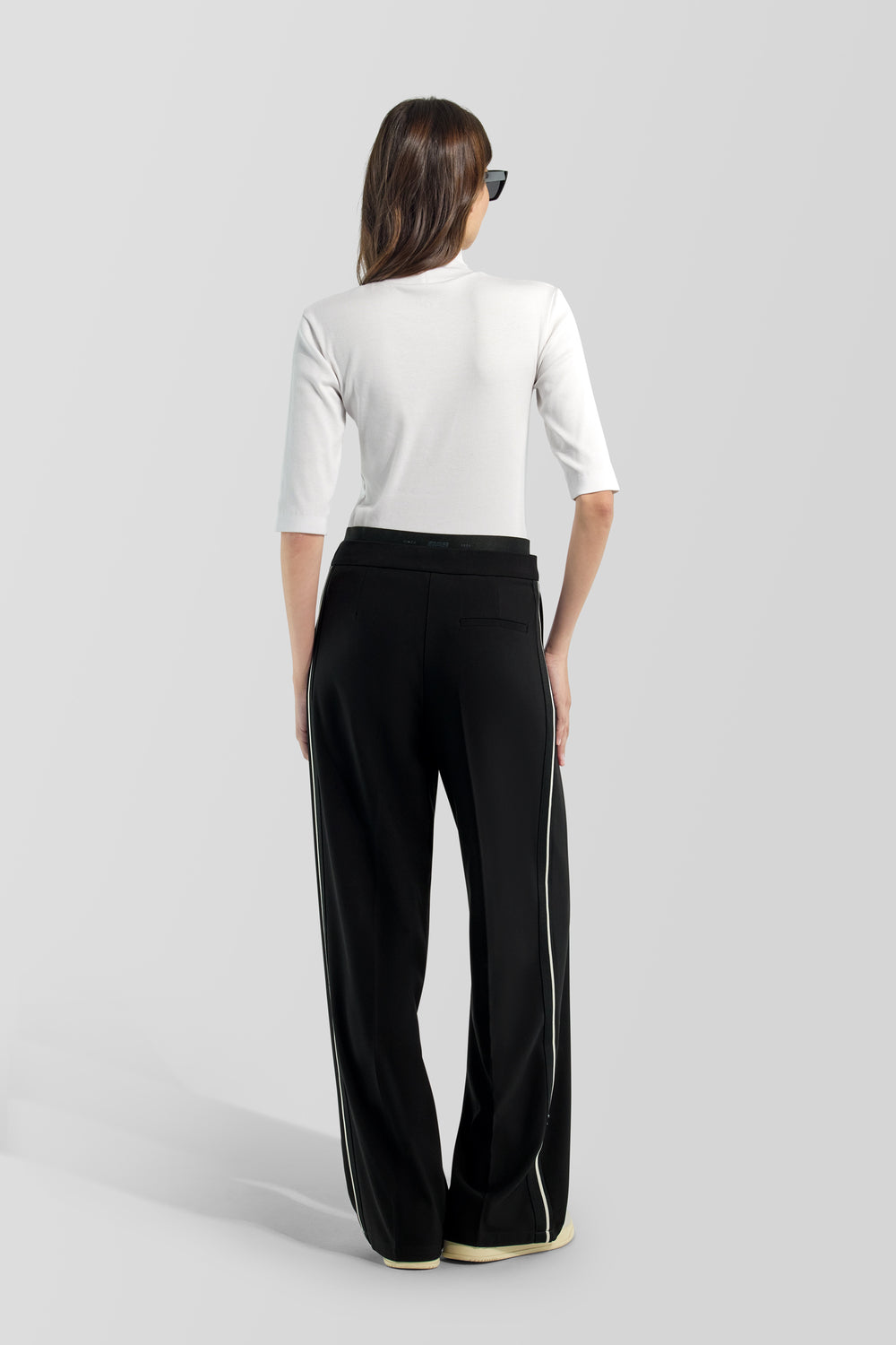CIENNA PANT 0200 - Women's black comfort fit pants - secondary image