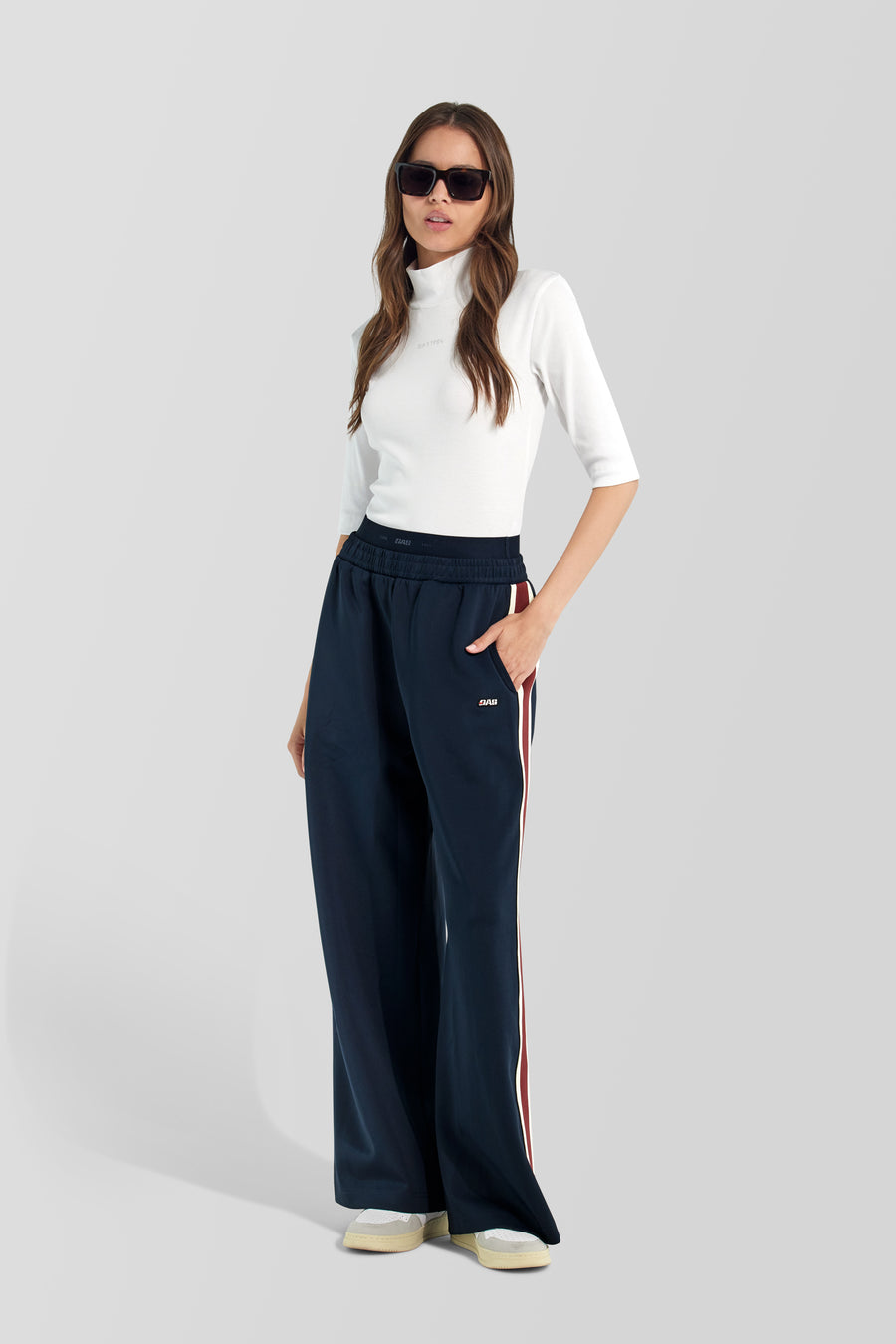 TEYLA PANT 4706 - Pantaloni donna regular fit blu - main image