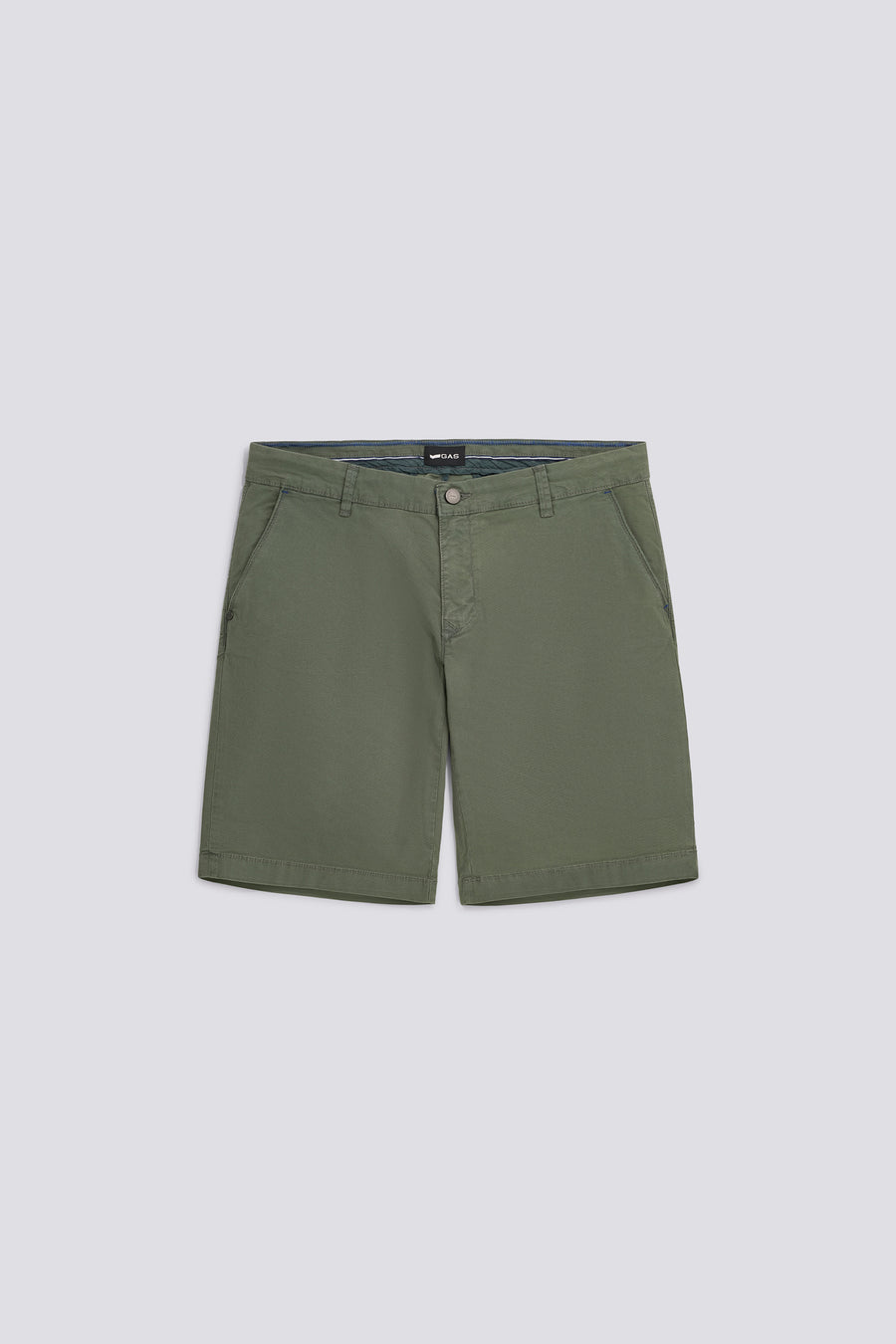 SADECK SH REV 3674 - Men's green slim fit shorts - main image