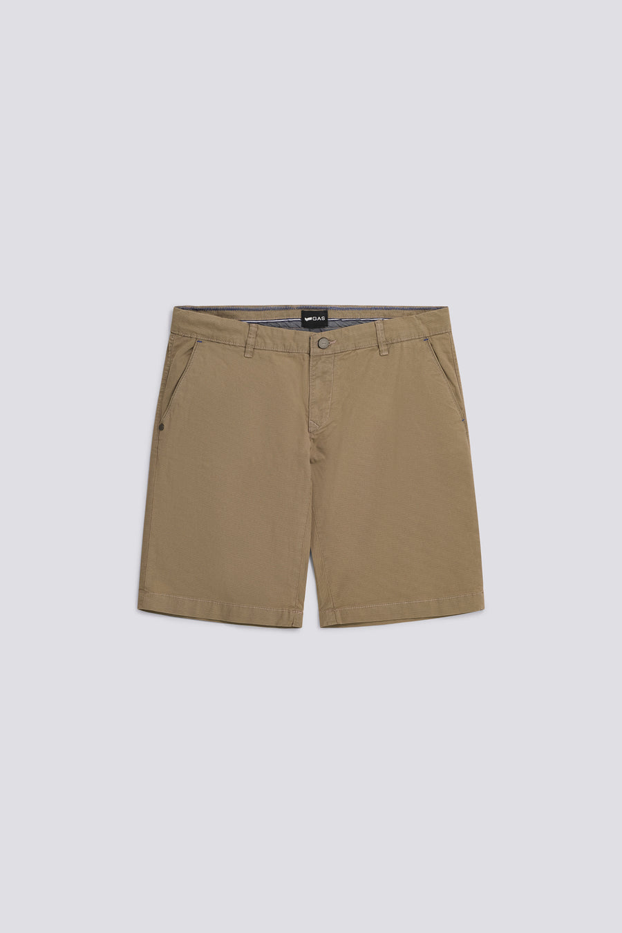 SADECK SH REV 4874 - Men's beige slim fit shorts - main image