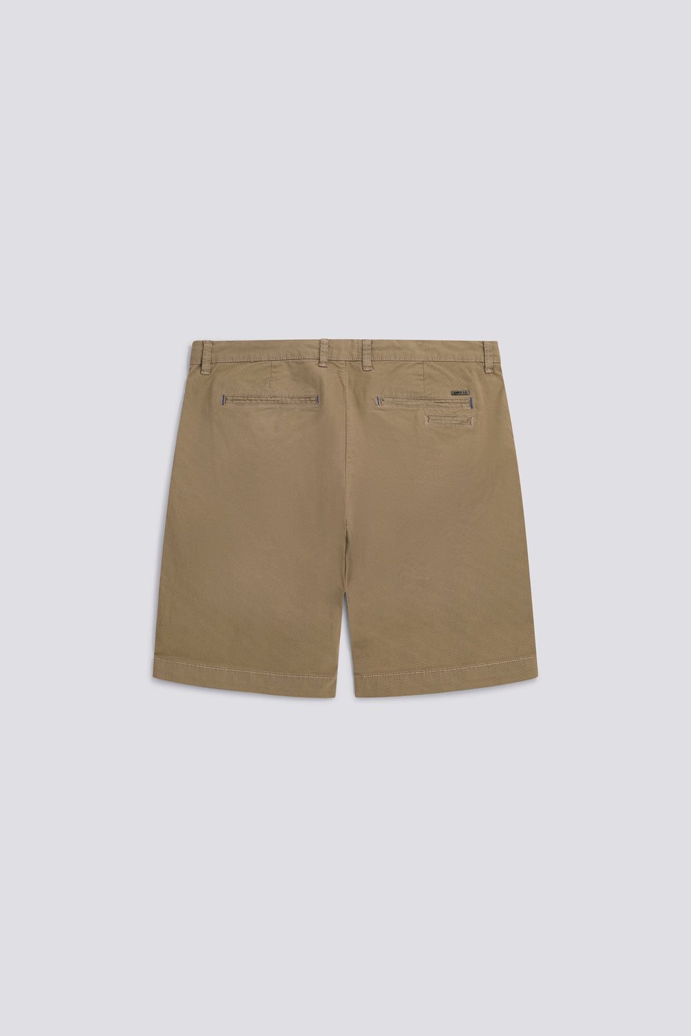 SADECK SH REV 4874 - Men's beige slim fit shorts - secondary image