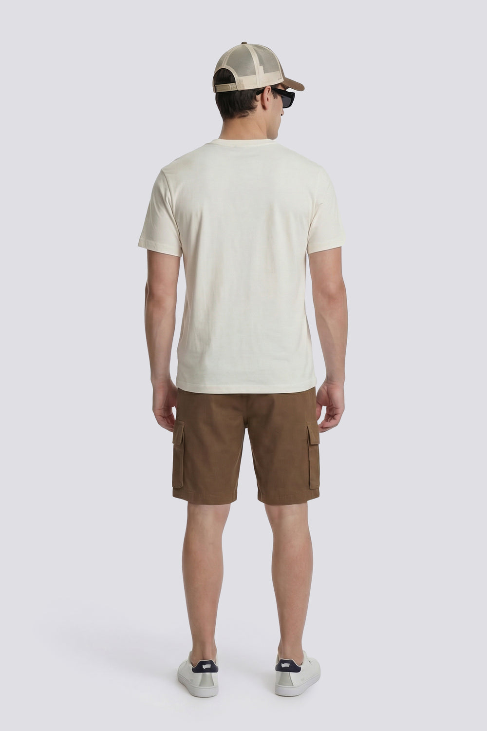 CARGO SHORT EASY 4856 - メンズ レギュラーフィット ショートパンツ ブラウン - secondary image