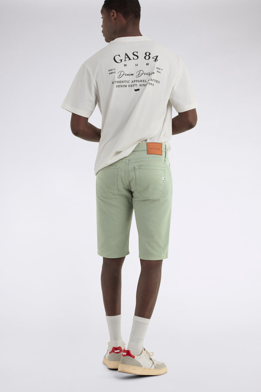 ALBERT SHORT REV 3664 Men's Slim Fit Denim Shorts – GAS Jeans