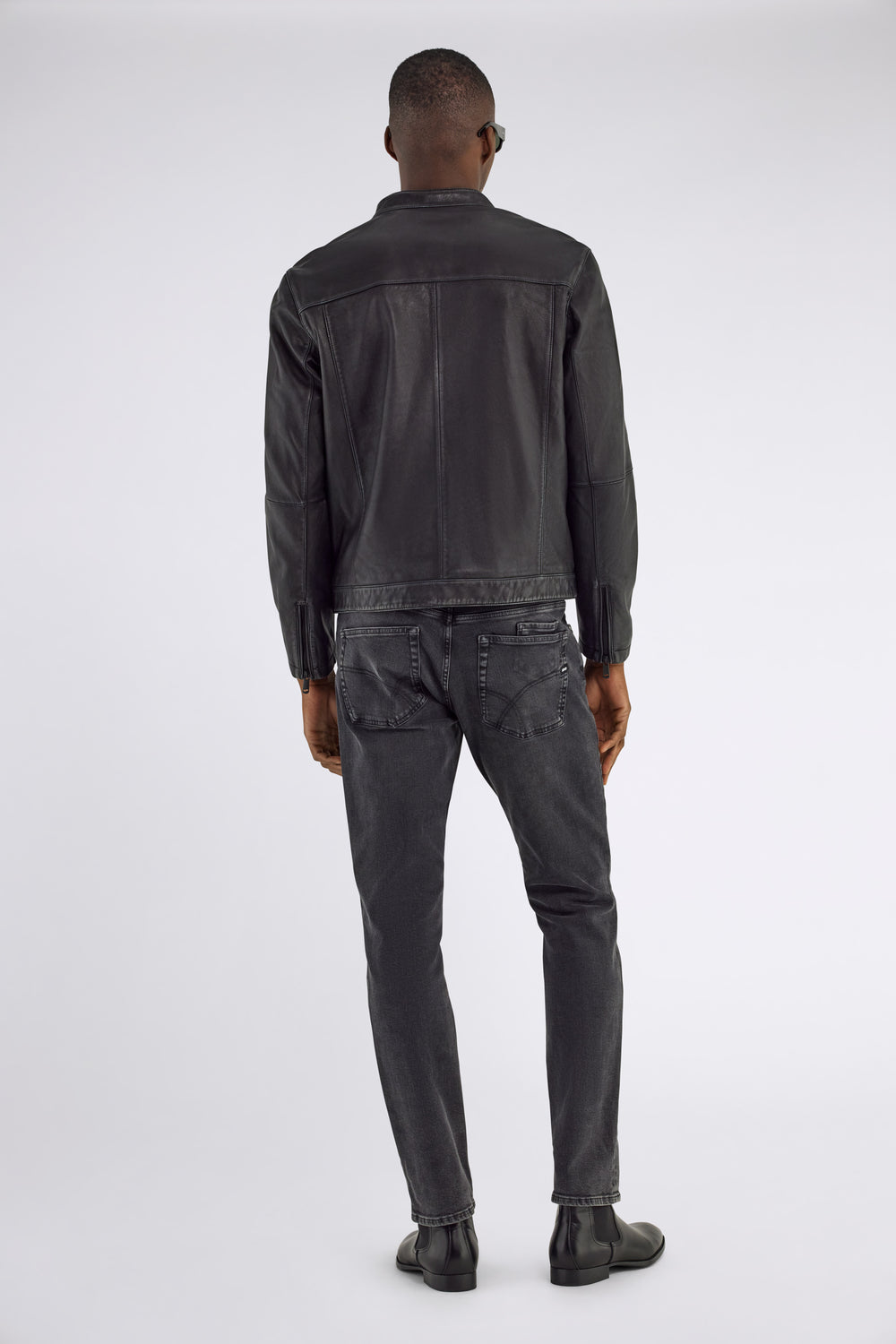 NEW FARID 0200 - Men's Leather Jacket Regular Fit - secondary image