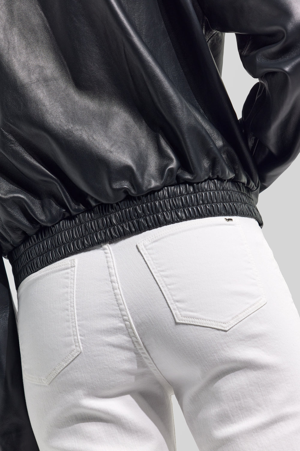 GIADA RACING 0200 - Giacca in pelle donna regular fit - secondary image