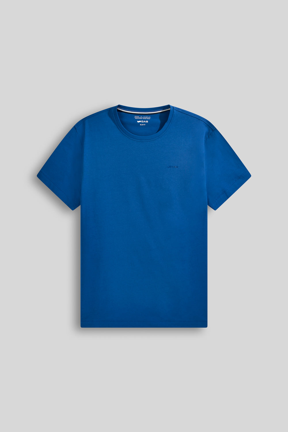 SCUBA/S STR.LOGO G. 1721 - Men's slim fit electric blue t-shirt - secondary image