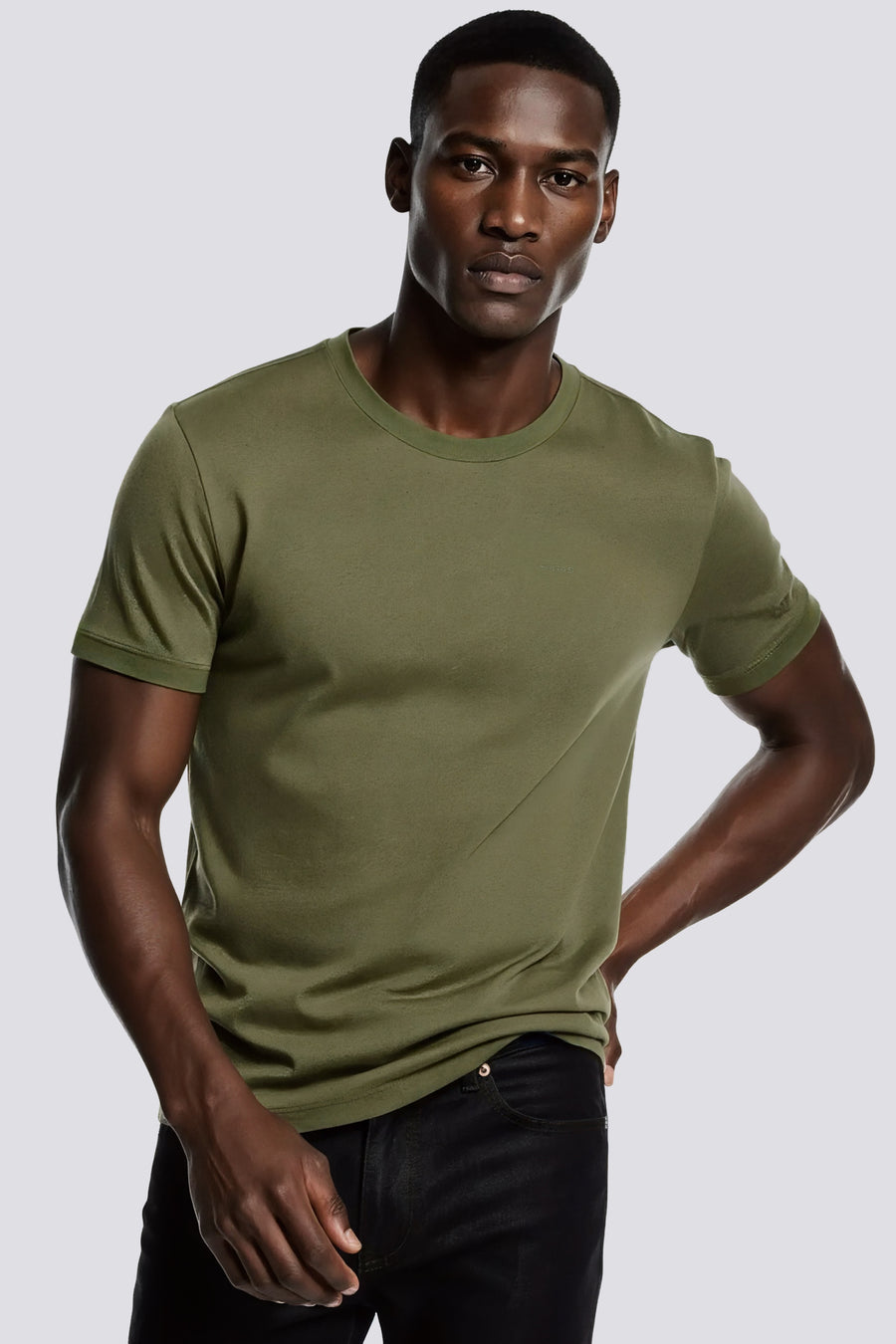 SCUBA/S STR.LOGO G. 3649 - Men's Green Slim Fit T-Shirt - main image