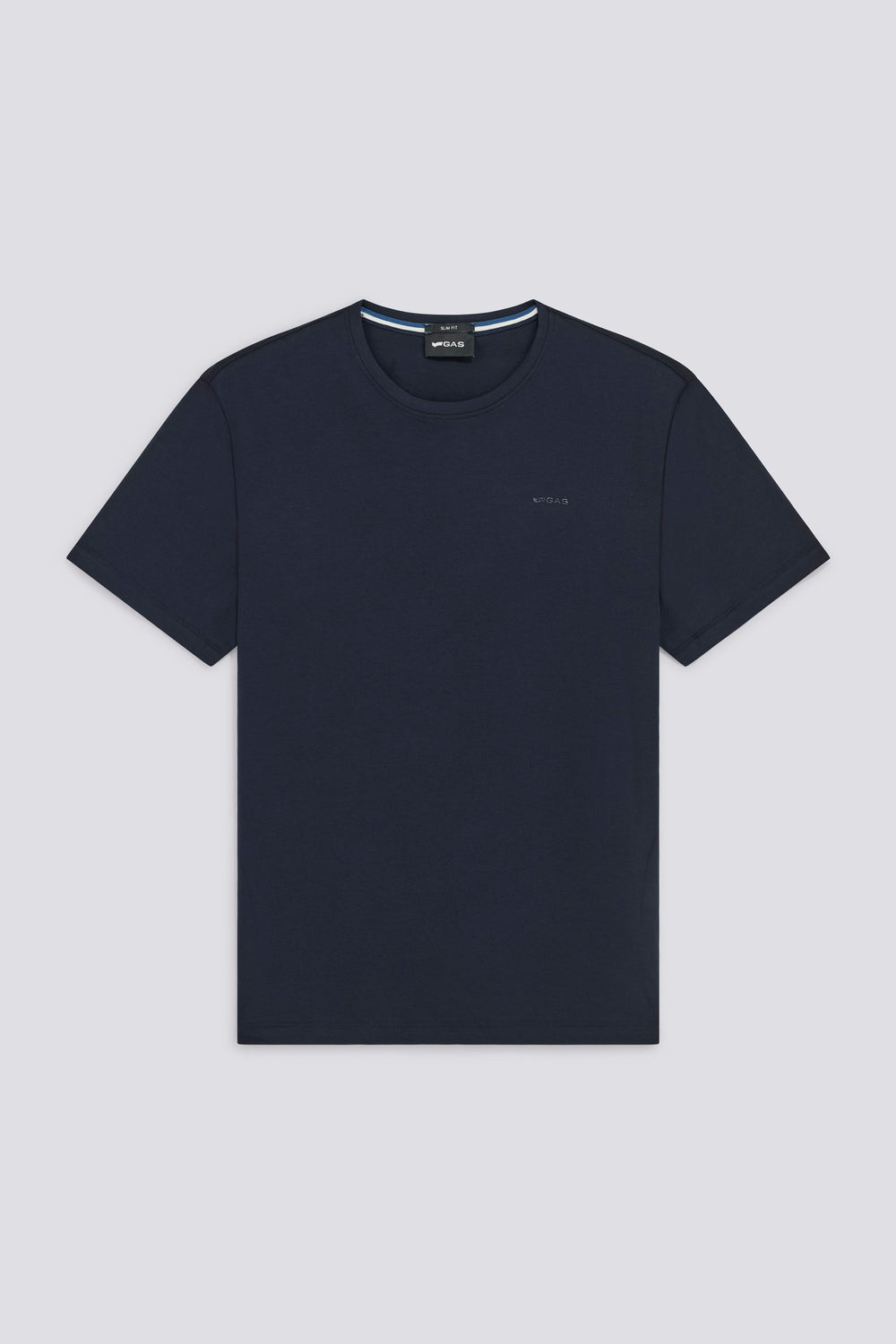 SCUBA/S STR.LOGO G. 4706 - Men's blue slim fit T-shirt - secondary image