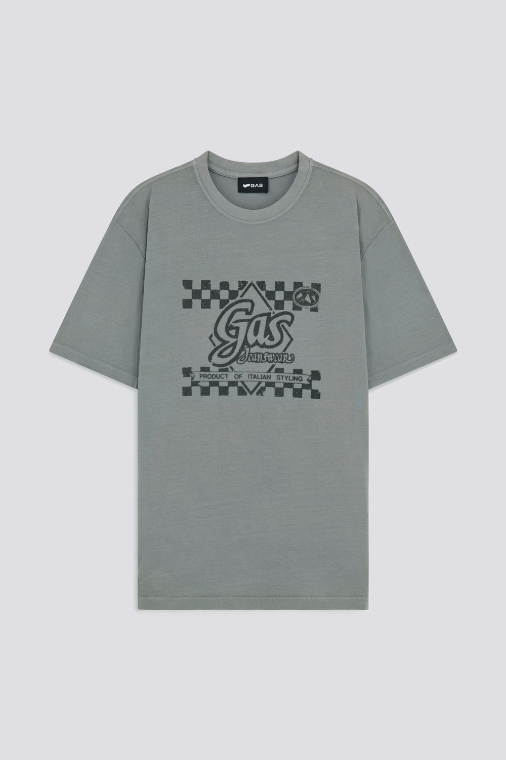 DHARIS"ITAL.STYLING" 3924 - Men's regular fit gray T-shirt - secondary image