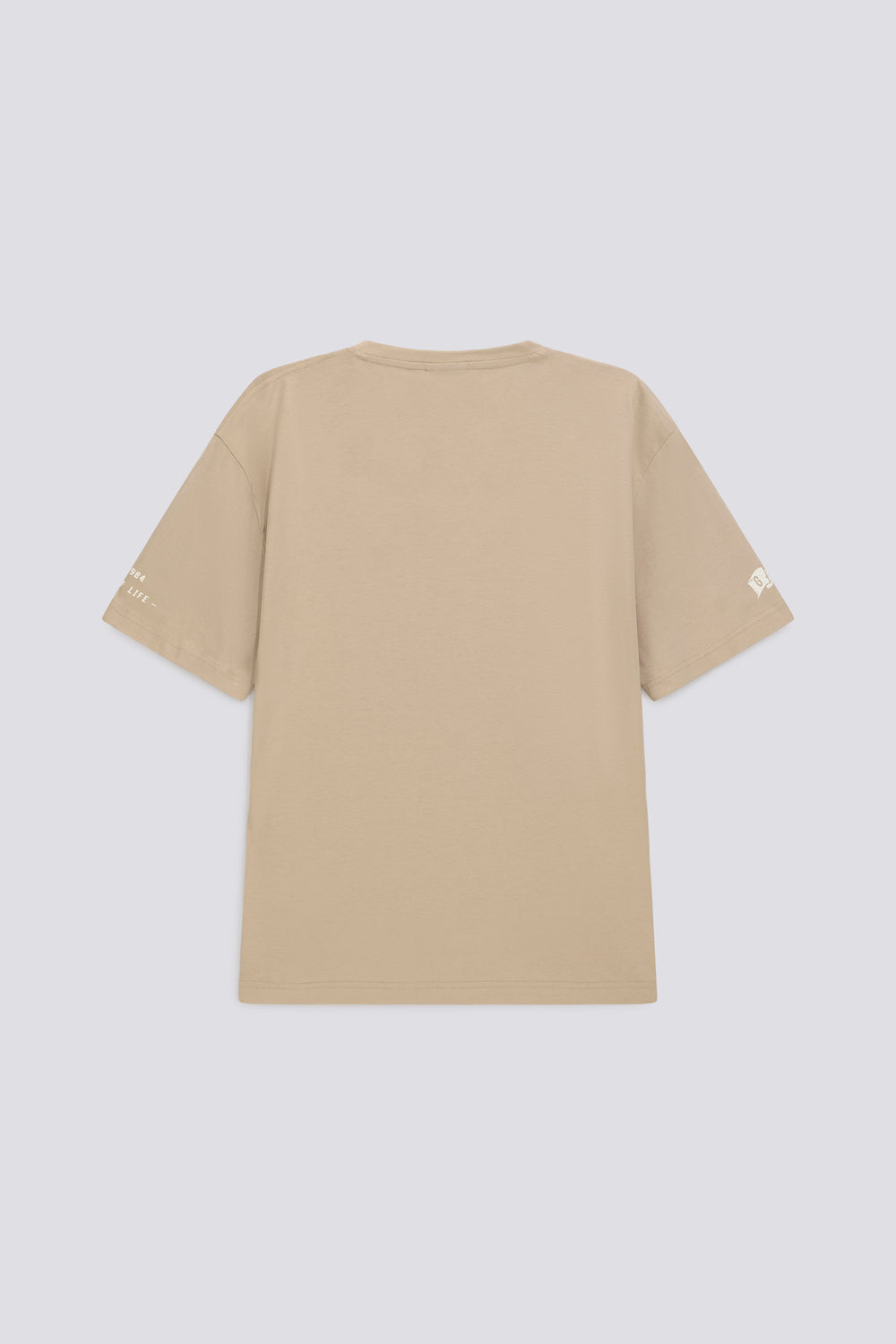 DHARIS M/C"COMPANY" 4846 - T-shirt homme coupe régulière beige - secondary image