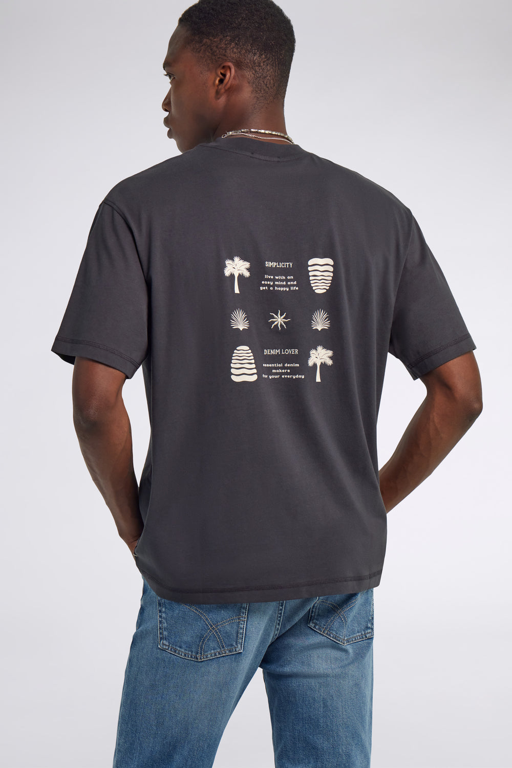 LUC"SIMPLICITY" 3929 - T-shirt uomo comfort fit grigia - secondary image