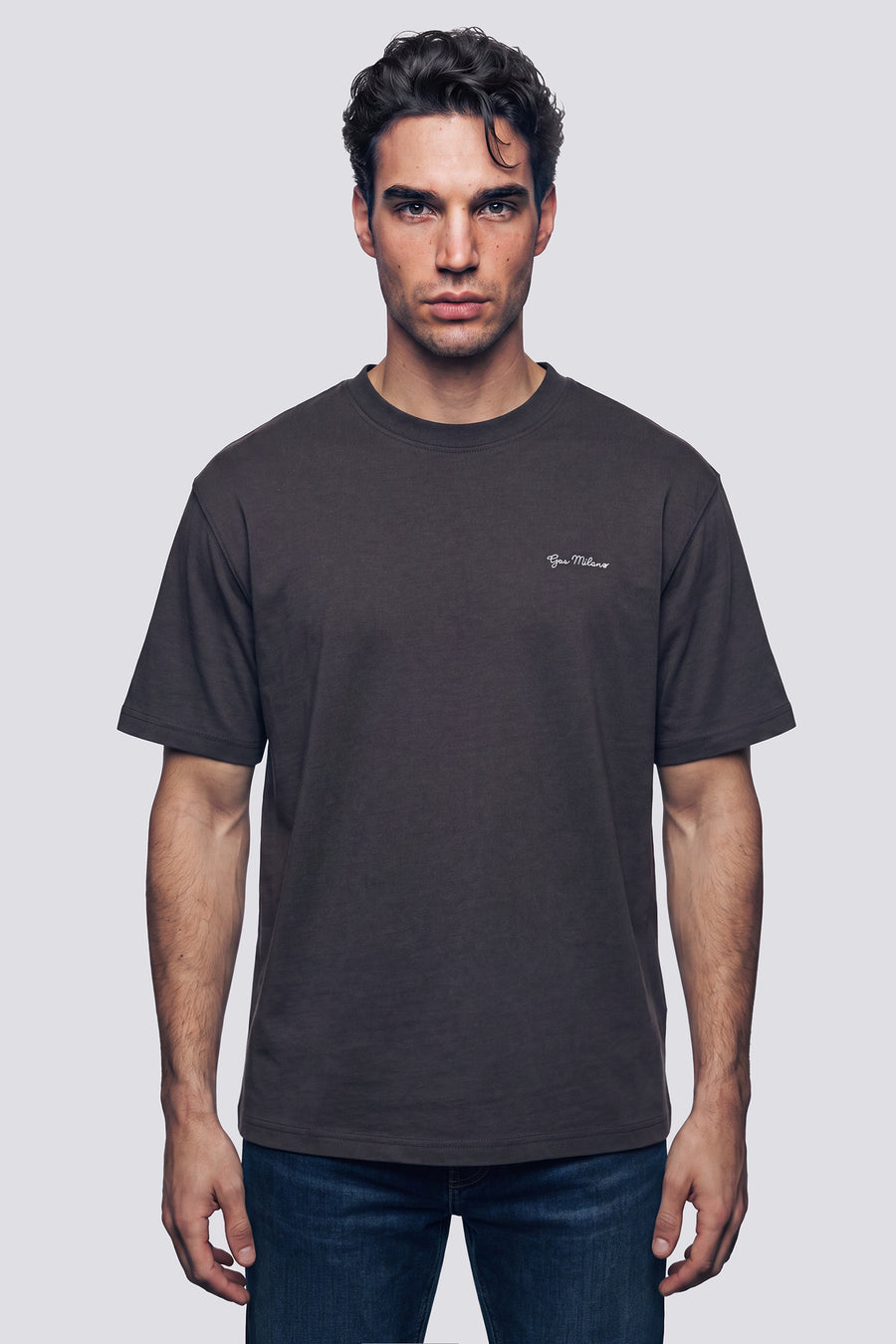 LUC"KEEP IT SIMPLE" 3929 - Herren T-Shirt Comfort Fit Kurzarm grau - main image
