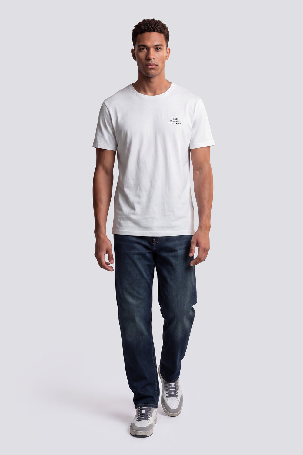 SCUBA/S"LIFE SIMPLE" 0001 - メンズ スリムフィット Tシャツ ホワイト - secondary image