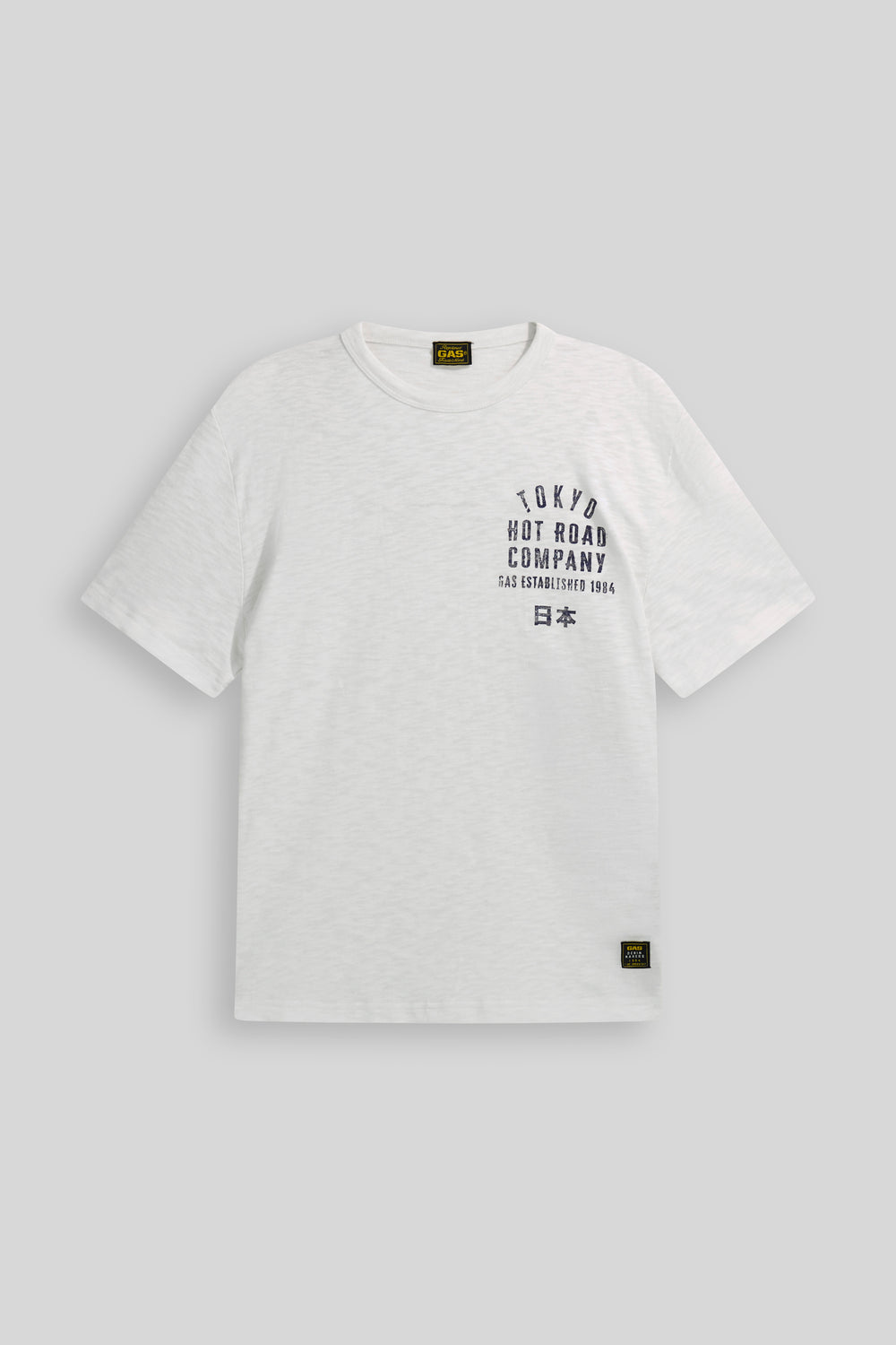 DHARIS M/C"CITY" B029 - T-shirt uomo regular fit bianca - secondary image